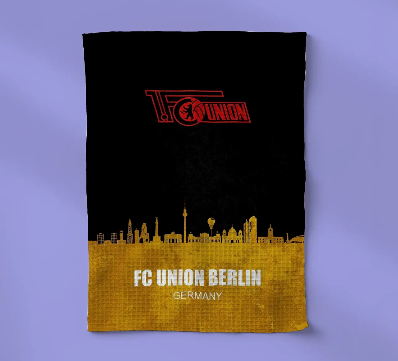 Skyline della città di Union Berlin canovaccio da cucina da kakaka