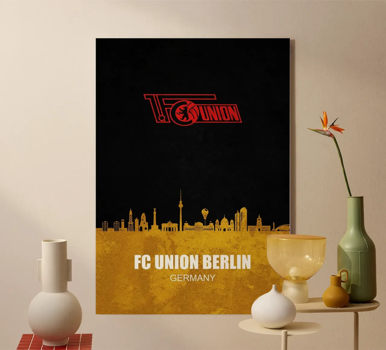 Skyline della città di Union Berlin plexiglass da kakaka