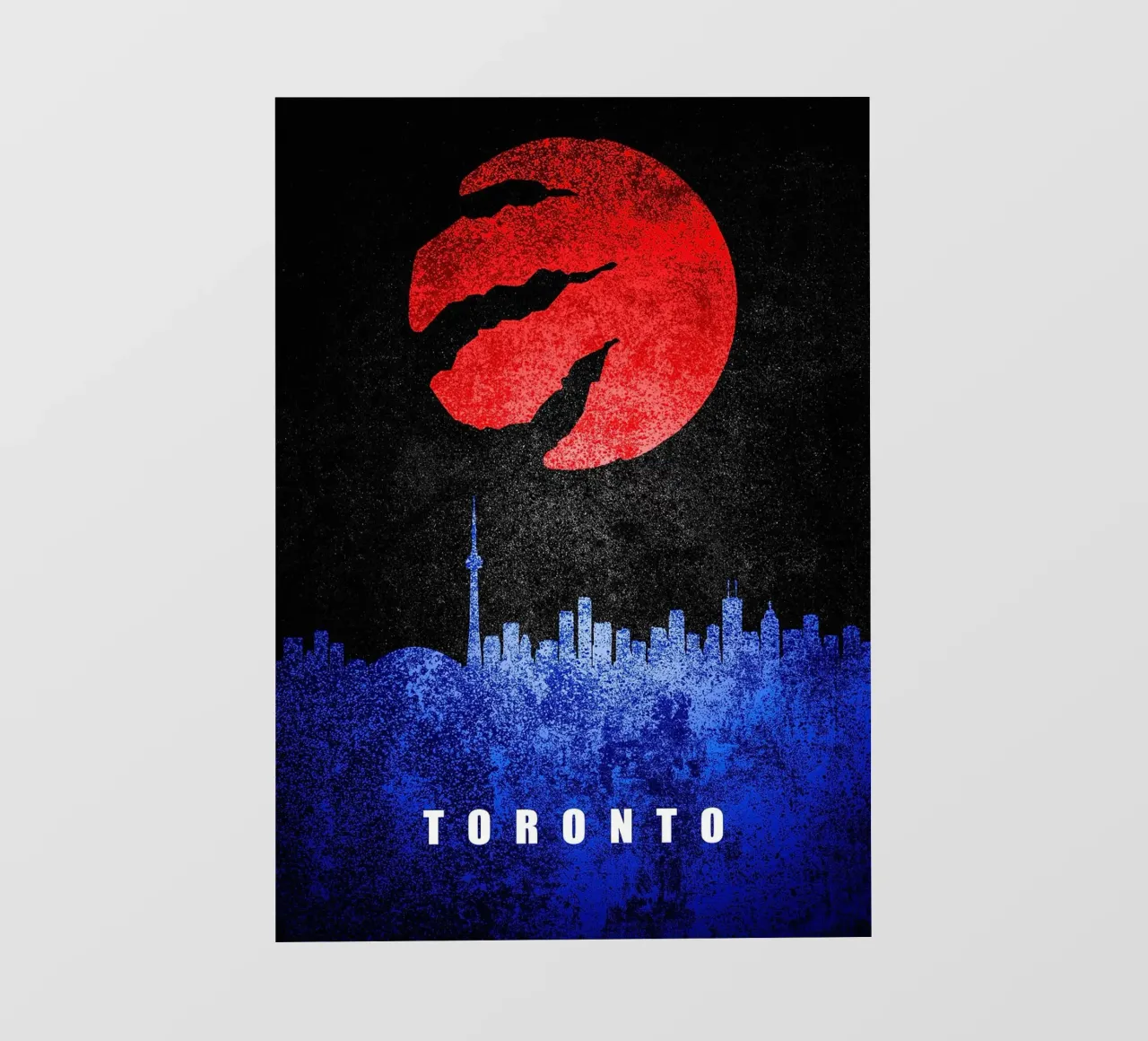 Skyline della città di Toronto pellicola backlit da kakaka
