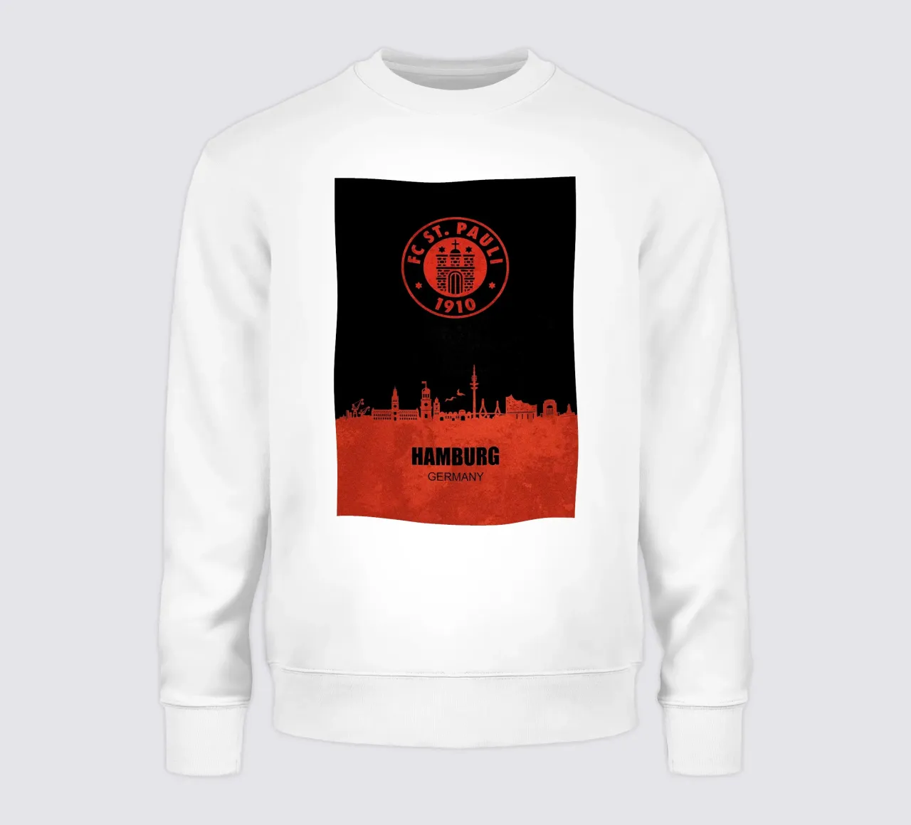 Skyline della città di St Pauli felpa da kakaka