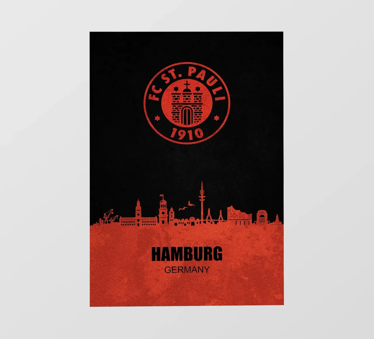 Skyline della città di St Pauli telo in pvc da kakaka