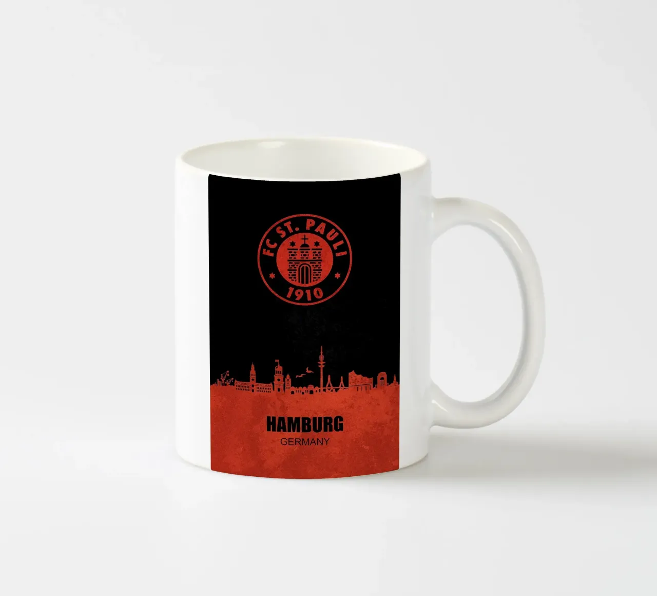 Skyline della città di St Pauli tazza in ceramica da kakaka