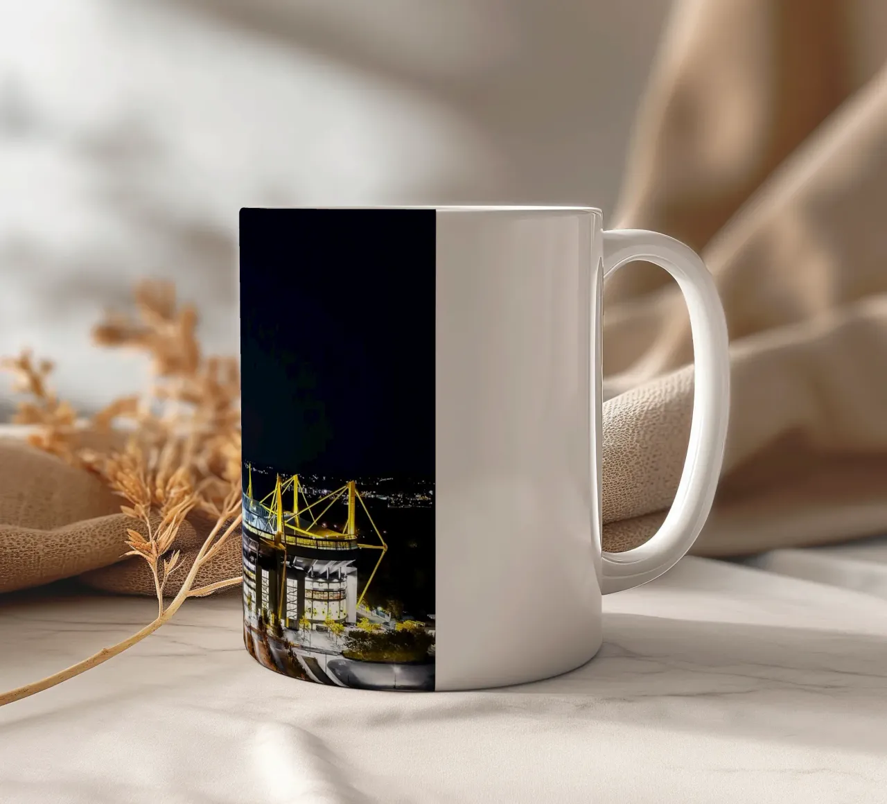 Signal Iduna Park Vista notturna tazza in ceramica da kakaka
