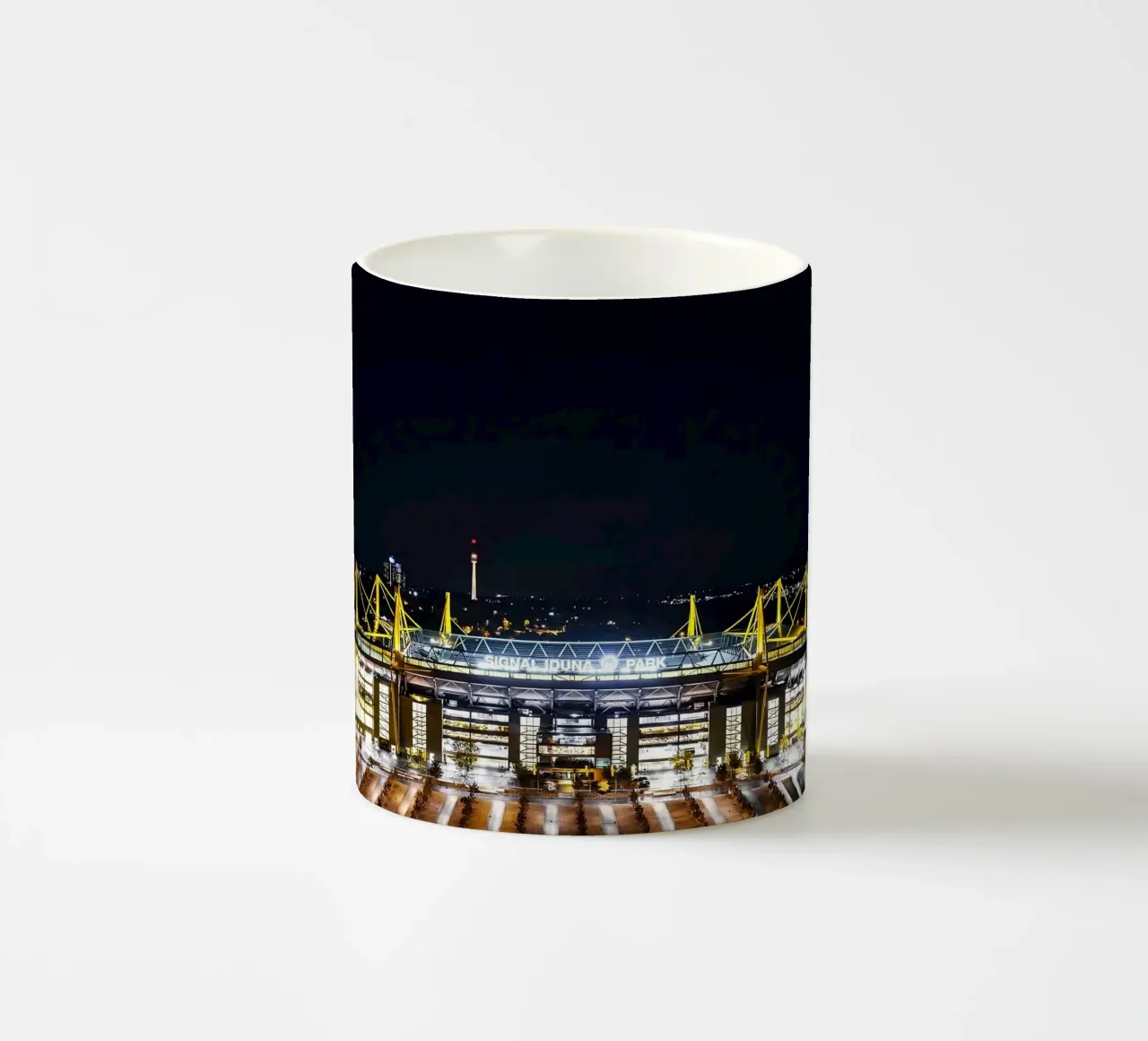 Signal Iduna Park Vista notturna tazza in ceramica da kakaka