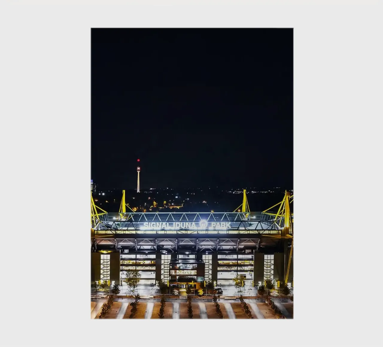 Signal Iduna Park Vue de nuit carnet de notes de kakaka