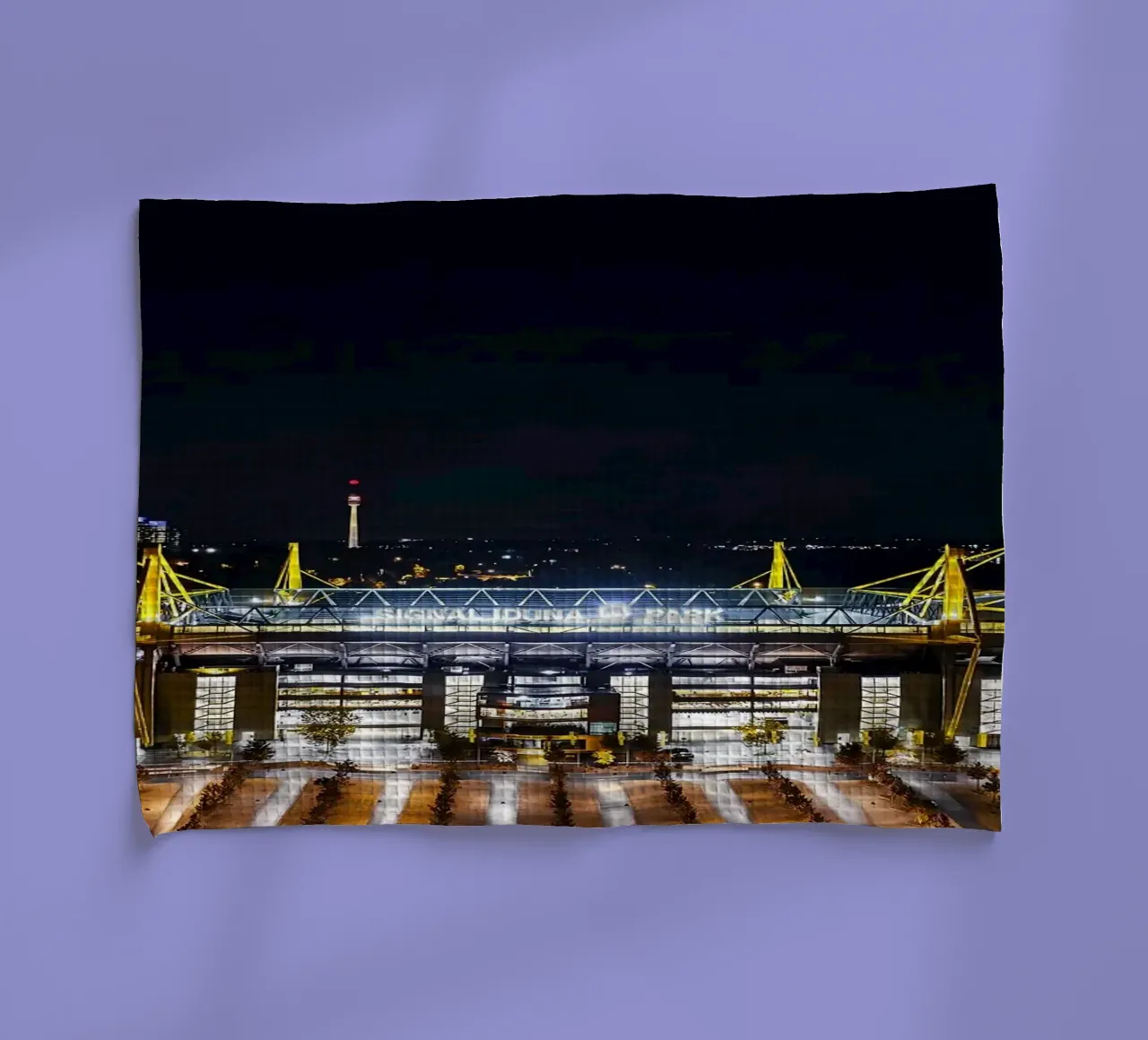 Signal Iduna Park Vue de nuit torchon de kakaka