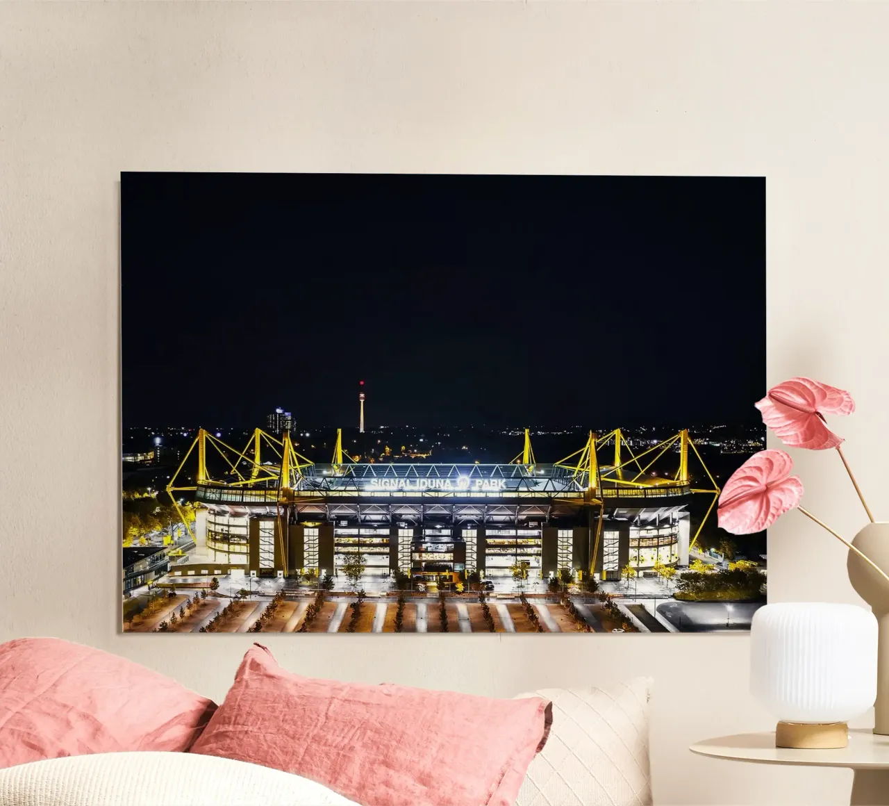 Signal Iduna Park Vue de nuit hahnemühle de kakaka