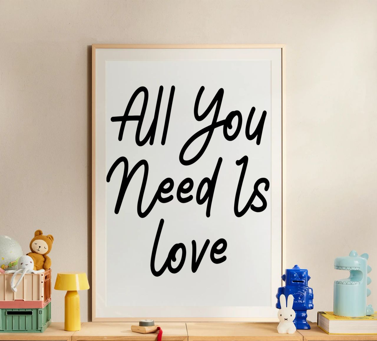Tutto ciò che serve è l'amore poster da Shark Printables