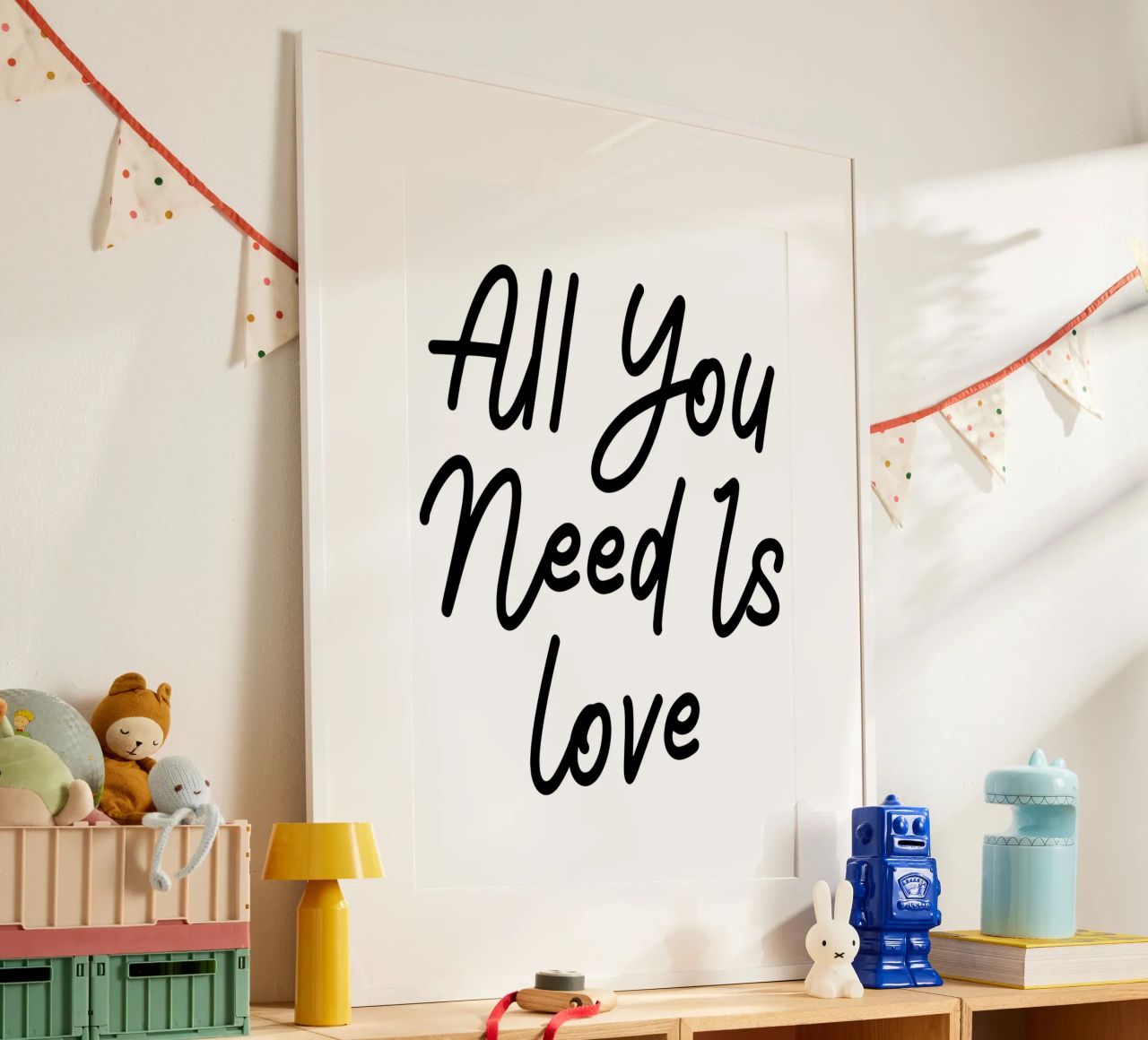 Tutto ciò che serve è l'amore poster da Shark Printables