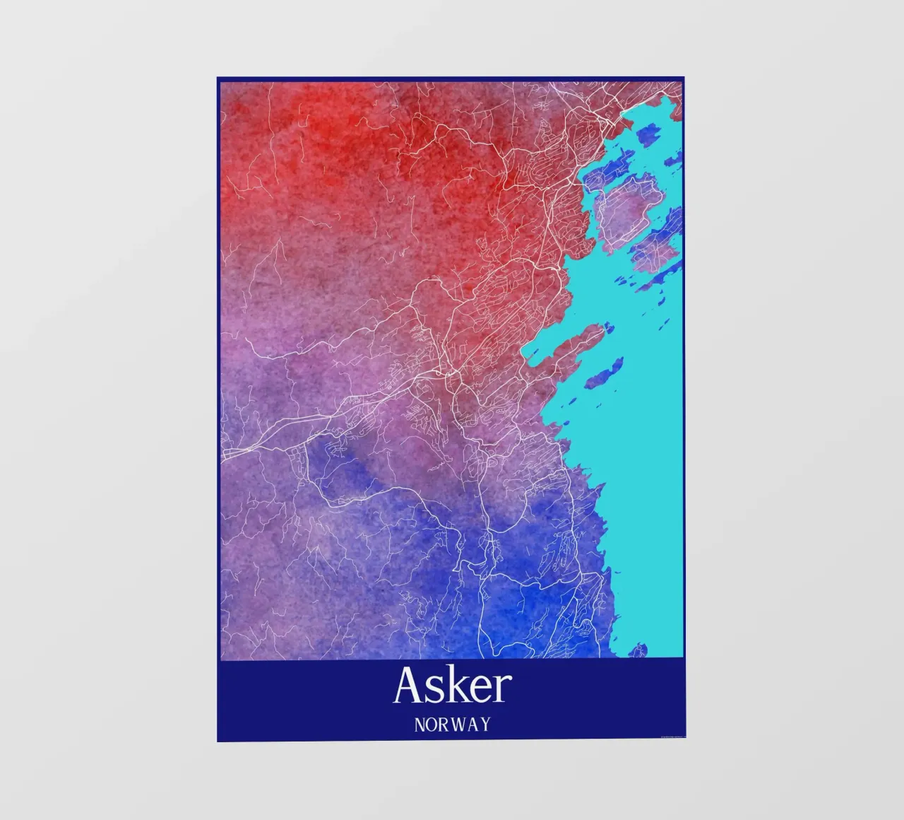 Asker NORWAY telo in pvc da WorldPrint