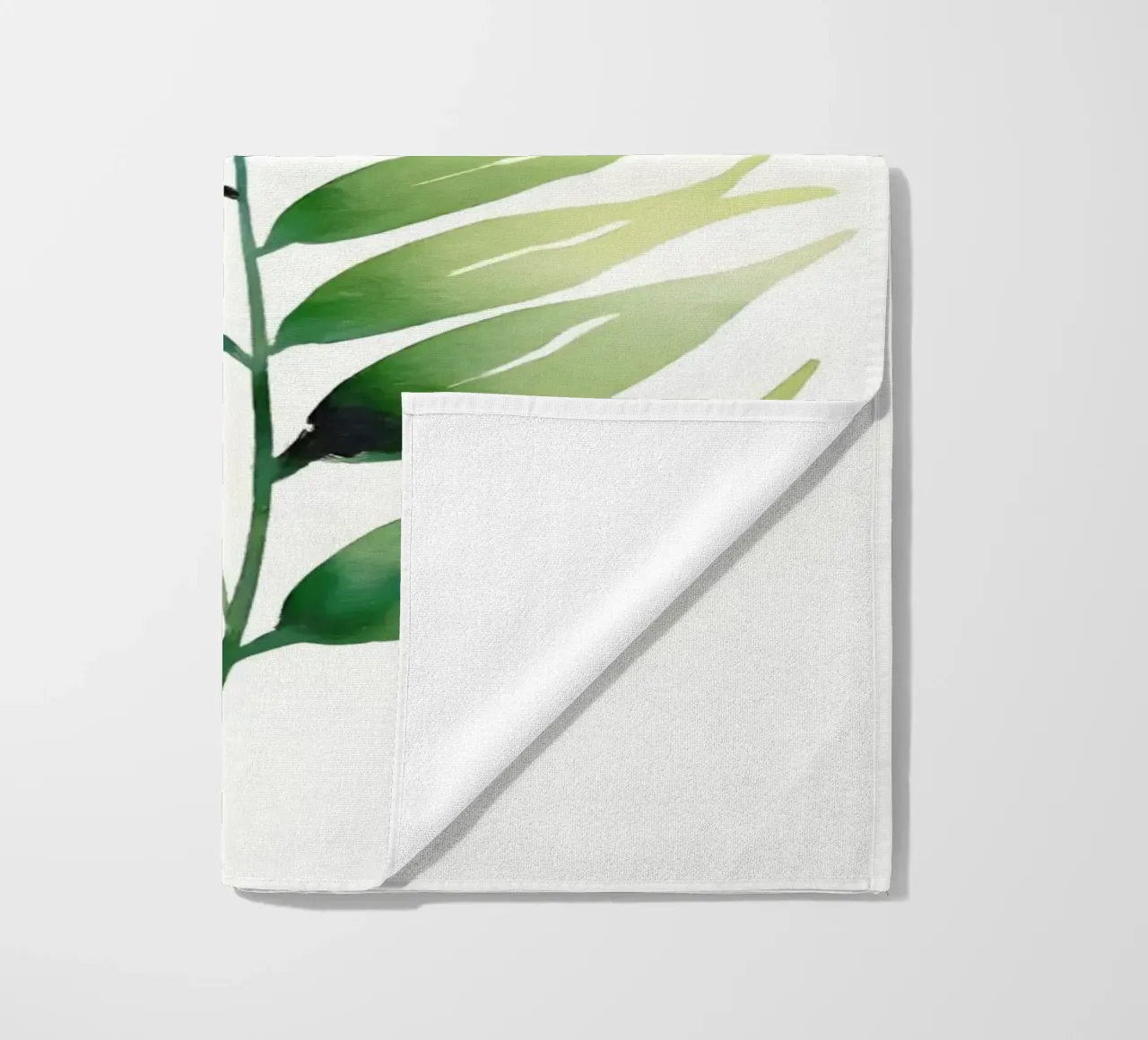 Quadro digitale minimalista di foglie di felce telo mare da Bloom And Brush