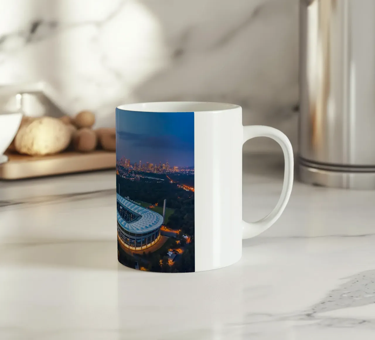 Skyline della città degli Utah Jazz tazza in ceramica da kakaka