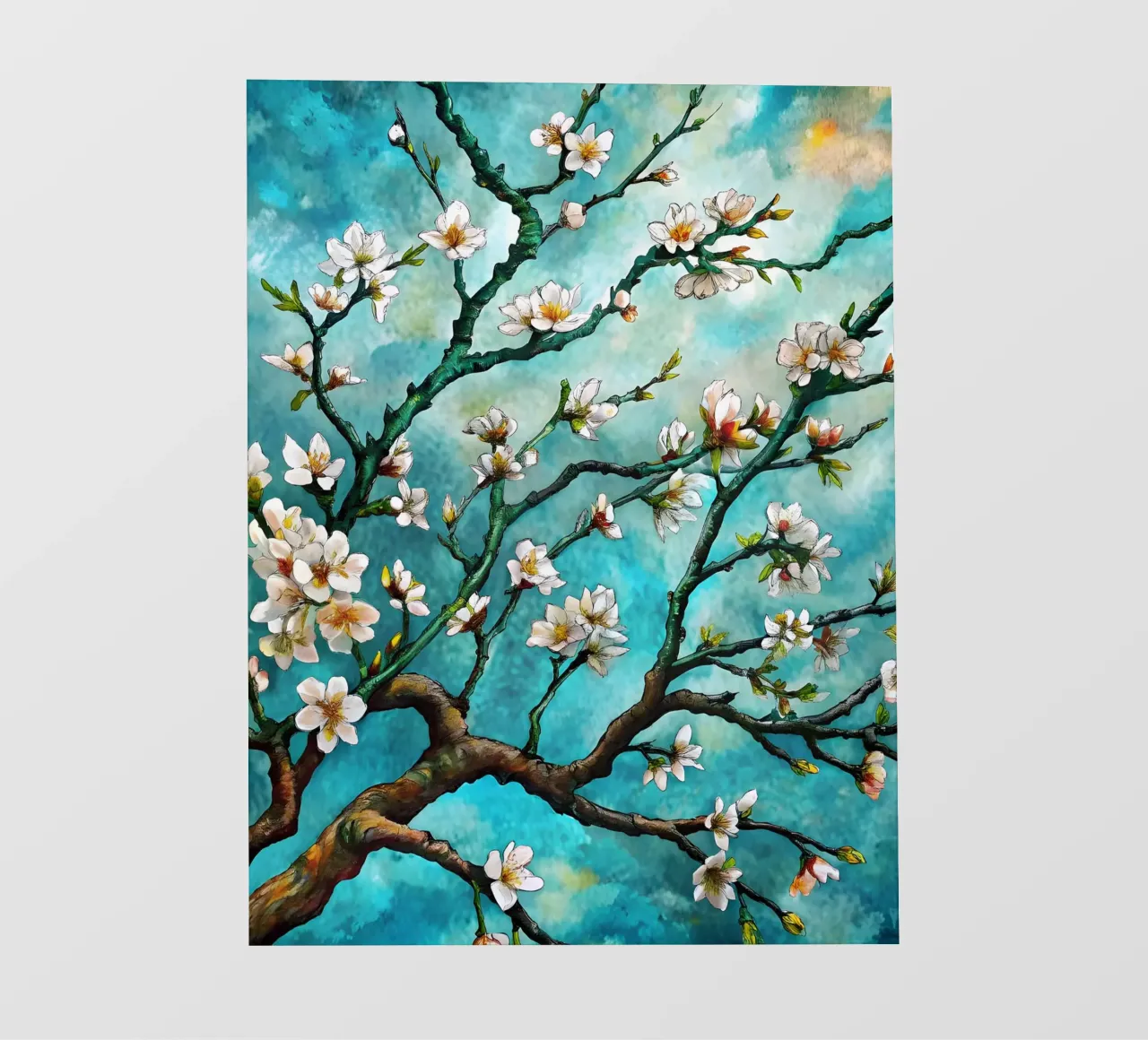 Sogni in fiore telo in pvc da Artistic-shop