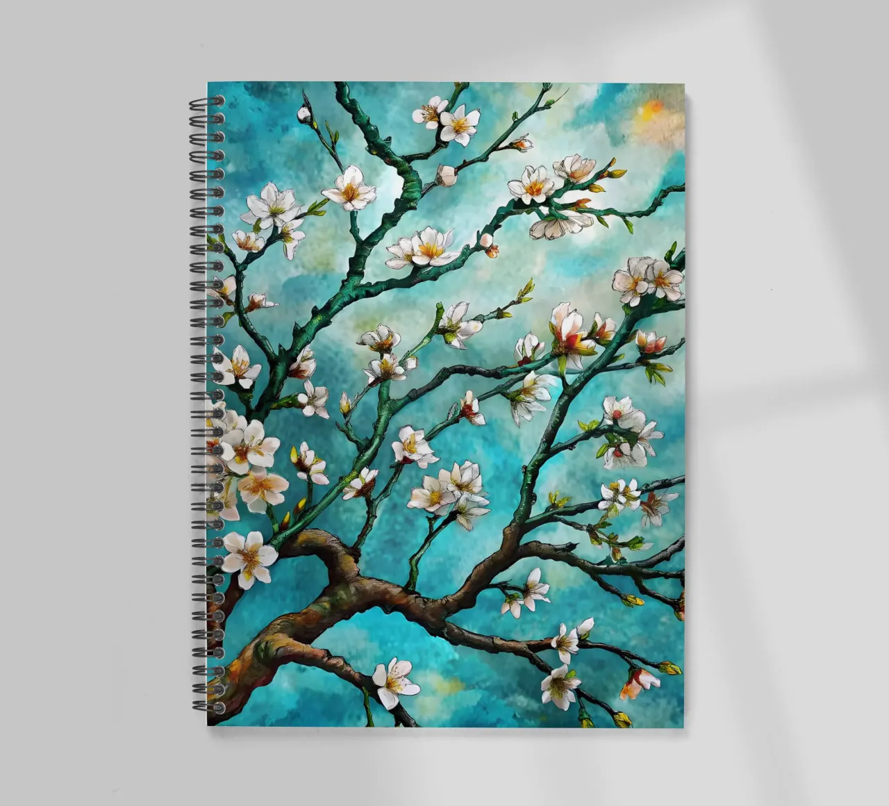 Blossoming Dreams spiral notebook by Artistic-shop