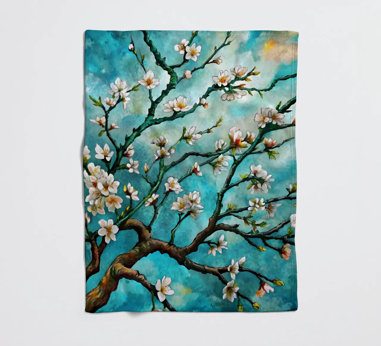 Sogni in fiore coperta in pile da Artistic-shop