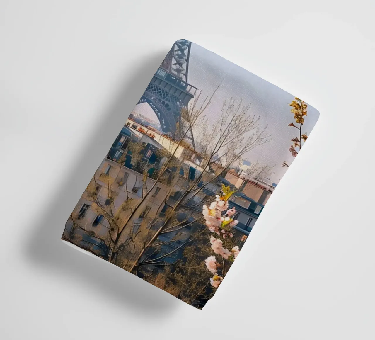 Spring in Paris towel by M-Ulrich-Digital Art