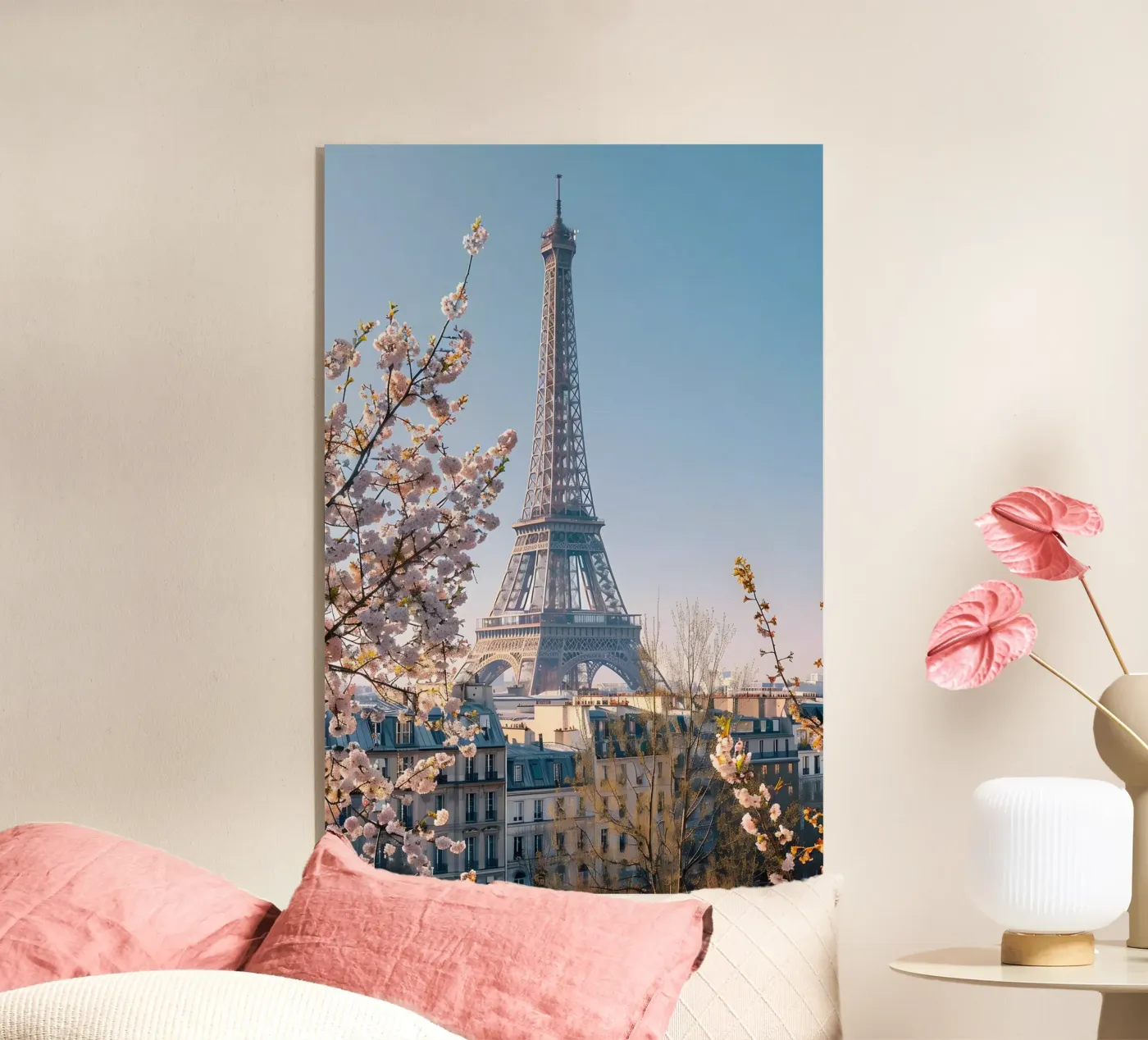 Spring in Paris acrylic glass by M-Ulrich-Digital Art