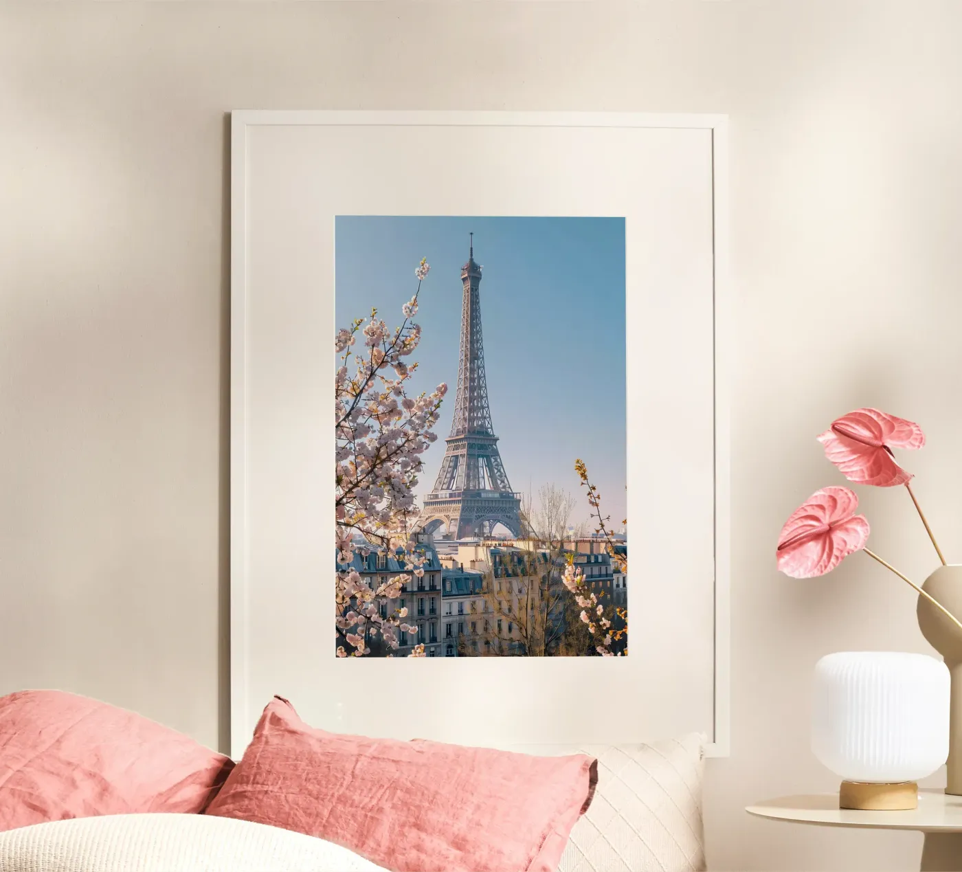 Spring in Paris poster da M-Ulrich-Digital Art