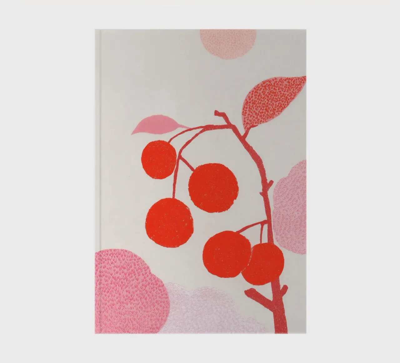 Cherries pattern game notebook by Carinaprint