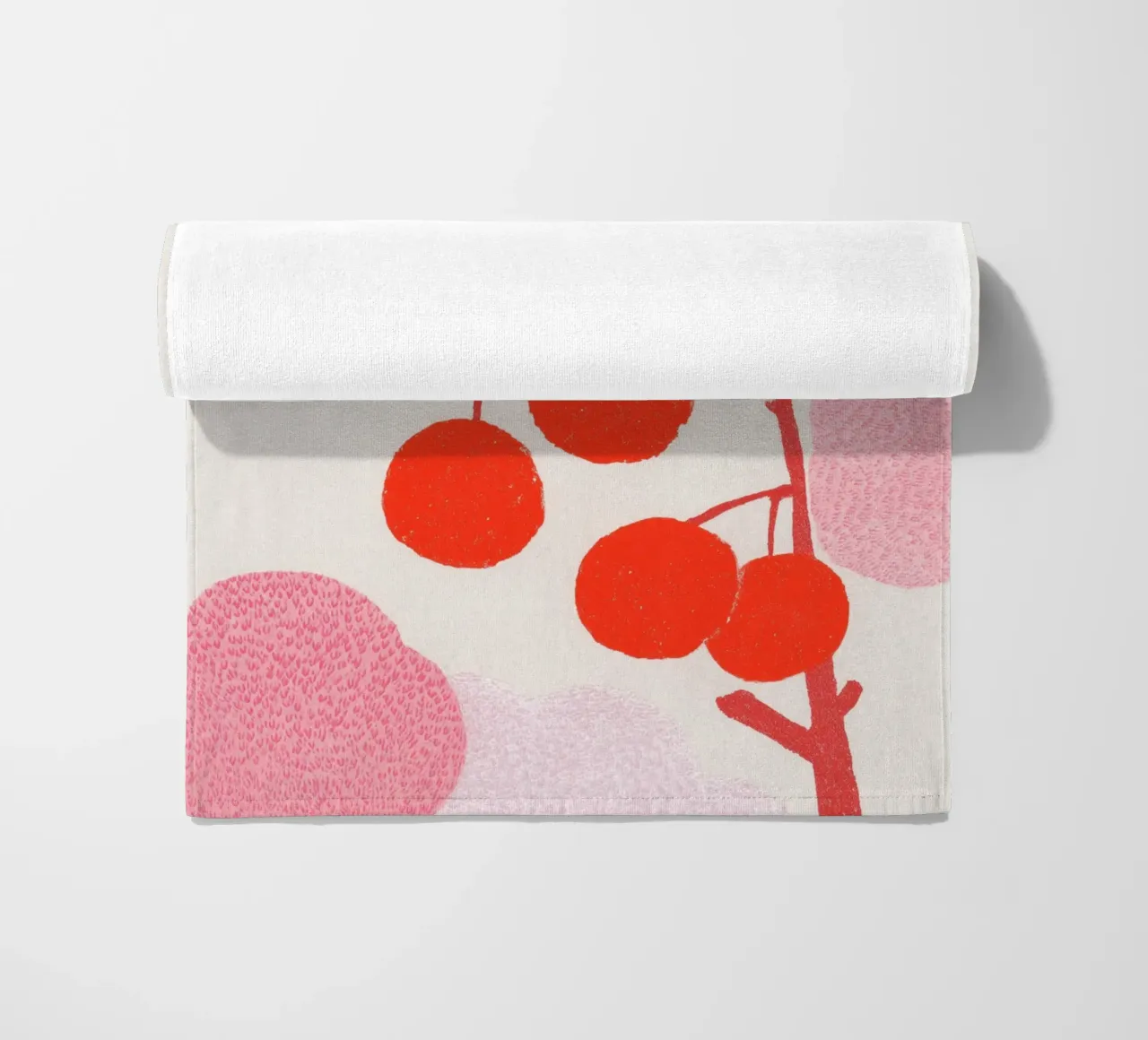 Cherries pattern game telo mare da Carinaprint