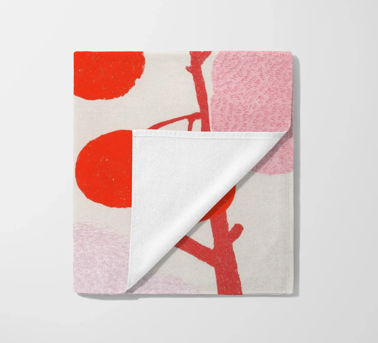 Gioco del modello delle ciliegie telo mare da Carinaprint