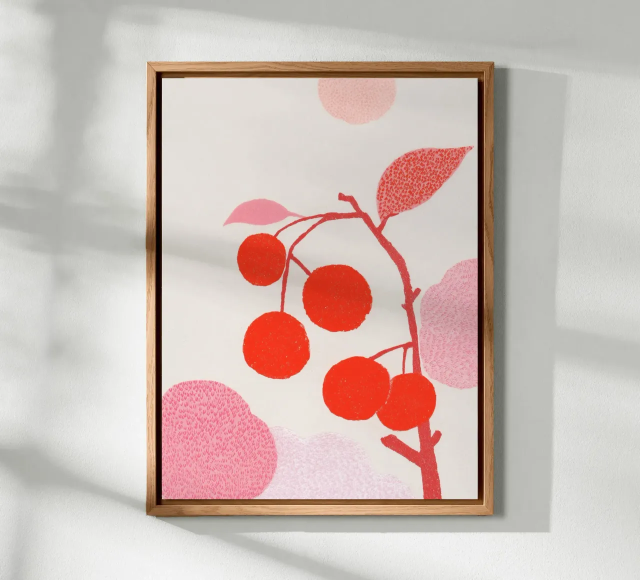Cherries pattern game forex plate by Carinaprint