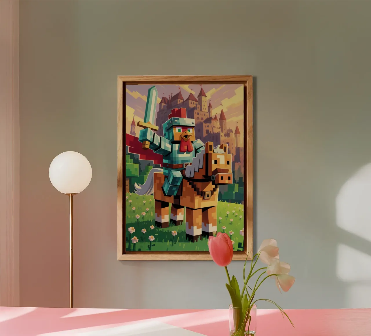 Minecraft alluminio dibond da Stellar Creative