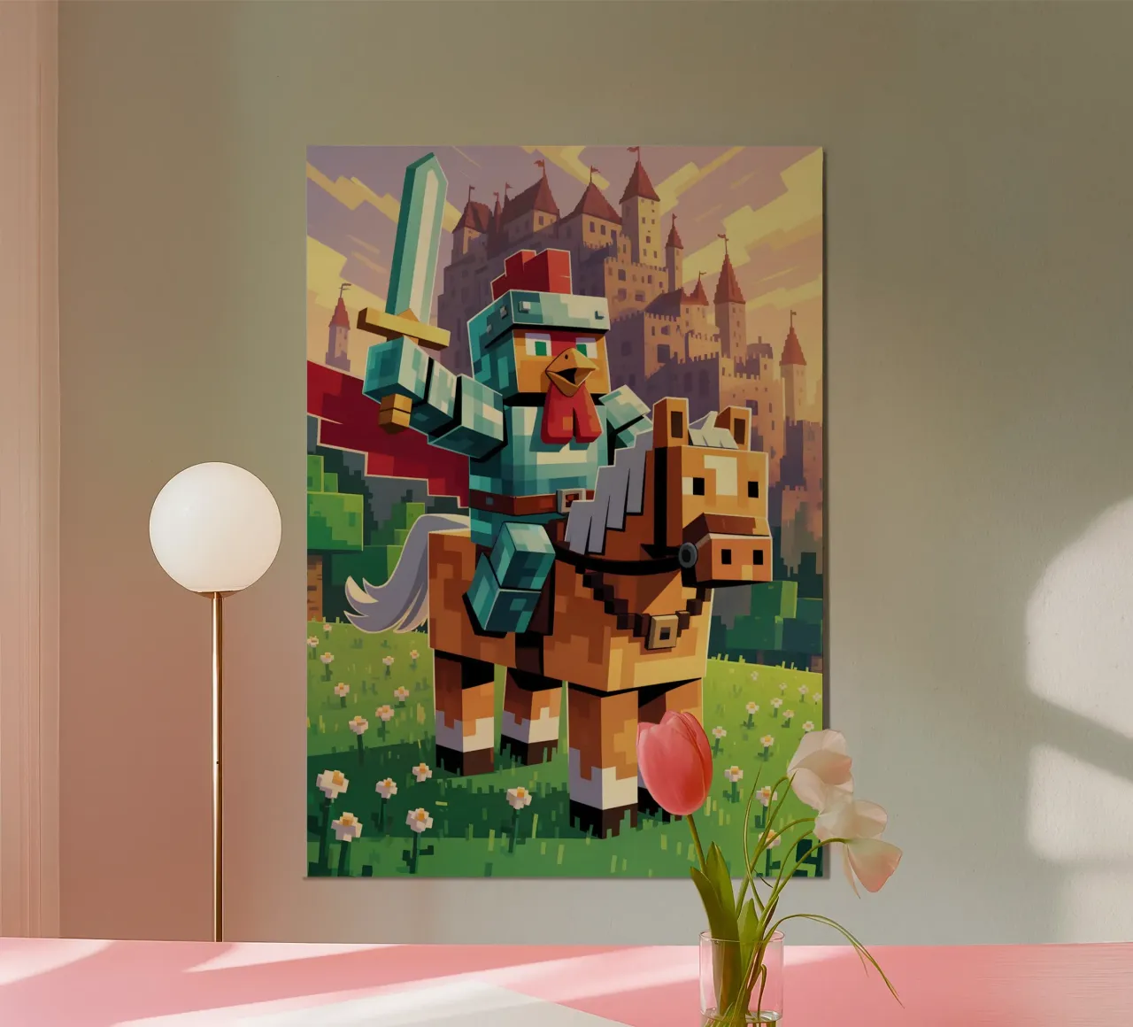 Minecraft alluminio dibond da Stellar Creative