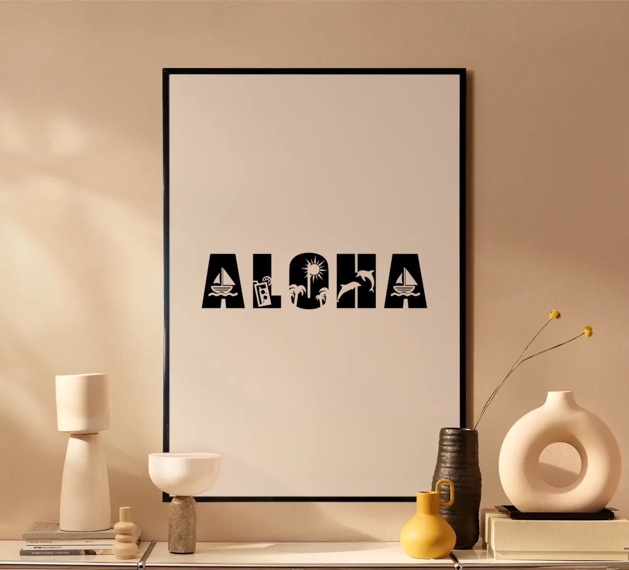 Aloha poster da Shark Printables
