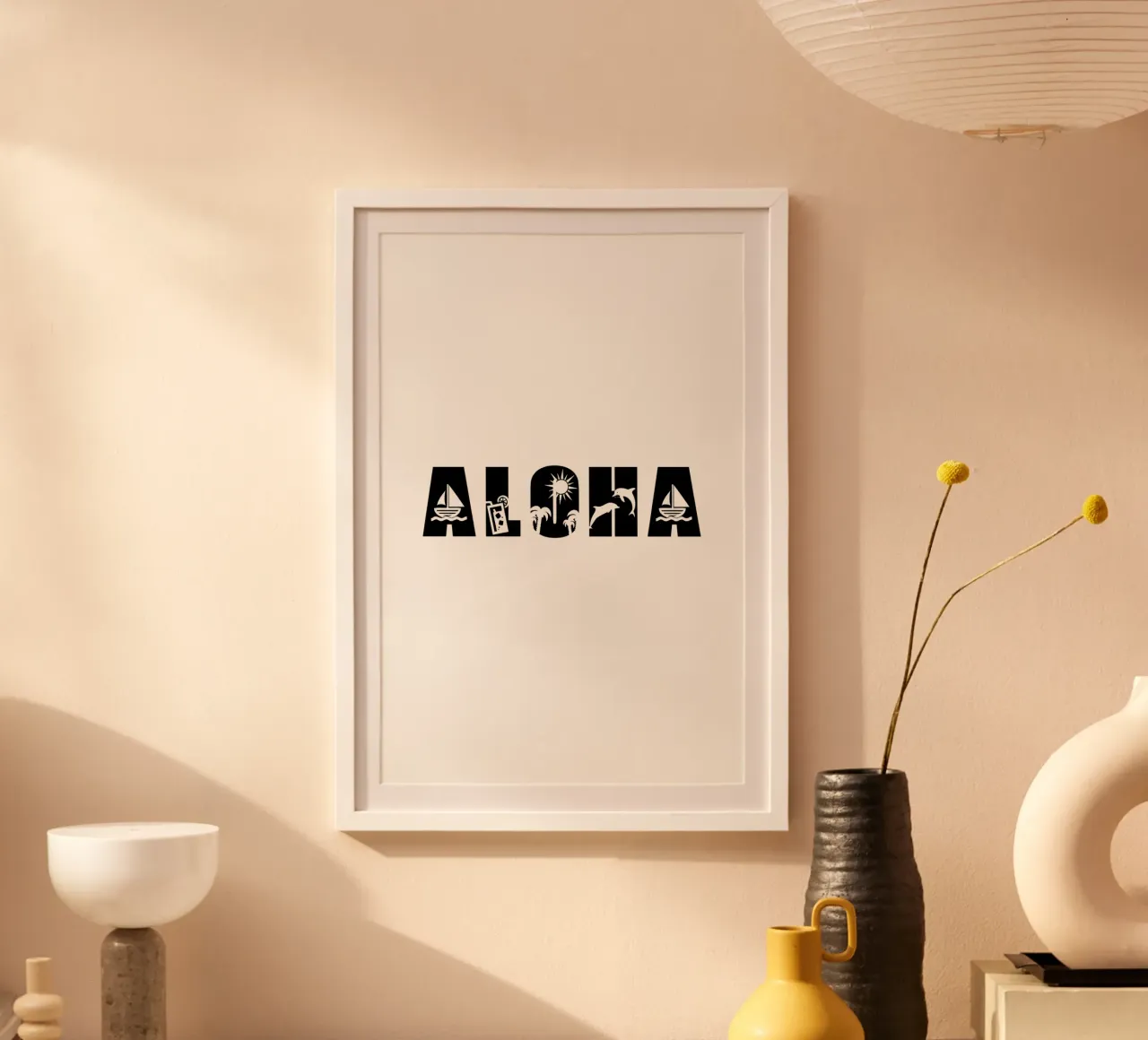 Aloha poster da Shark Printables