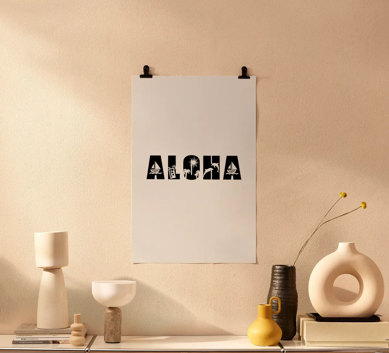 Aloha poster da Shark Printables