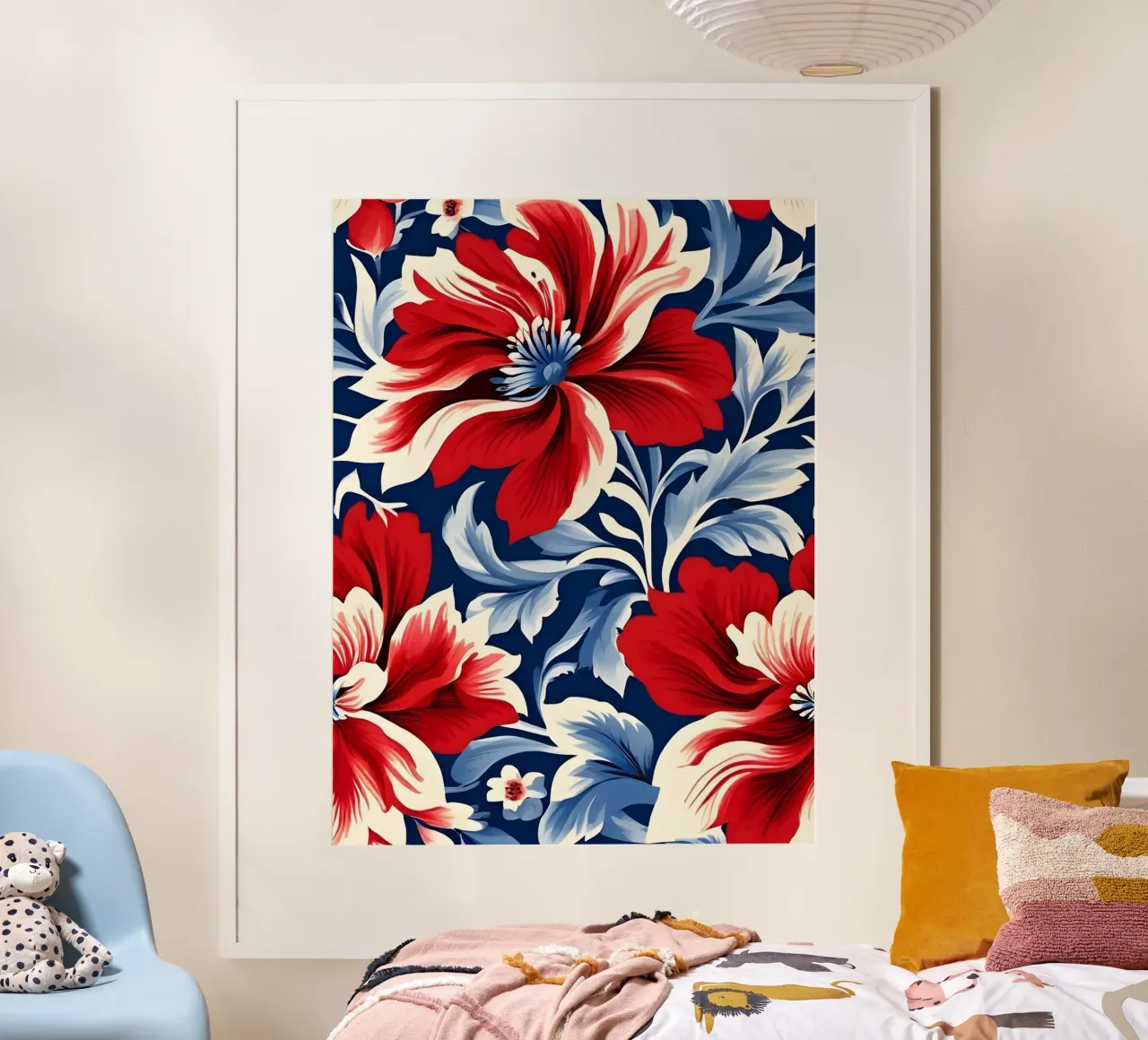 Lebendiger Blumenteppich Poster von Artistic-shop