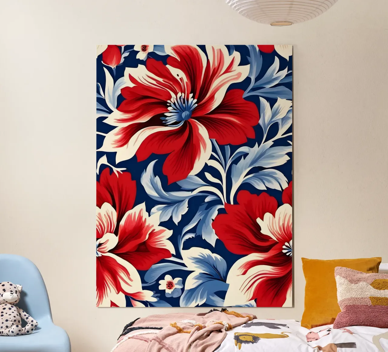 Lebendiger Blumenteppich Poster von Artistic-shop