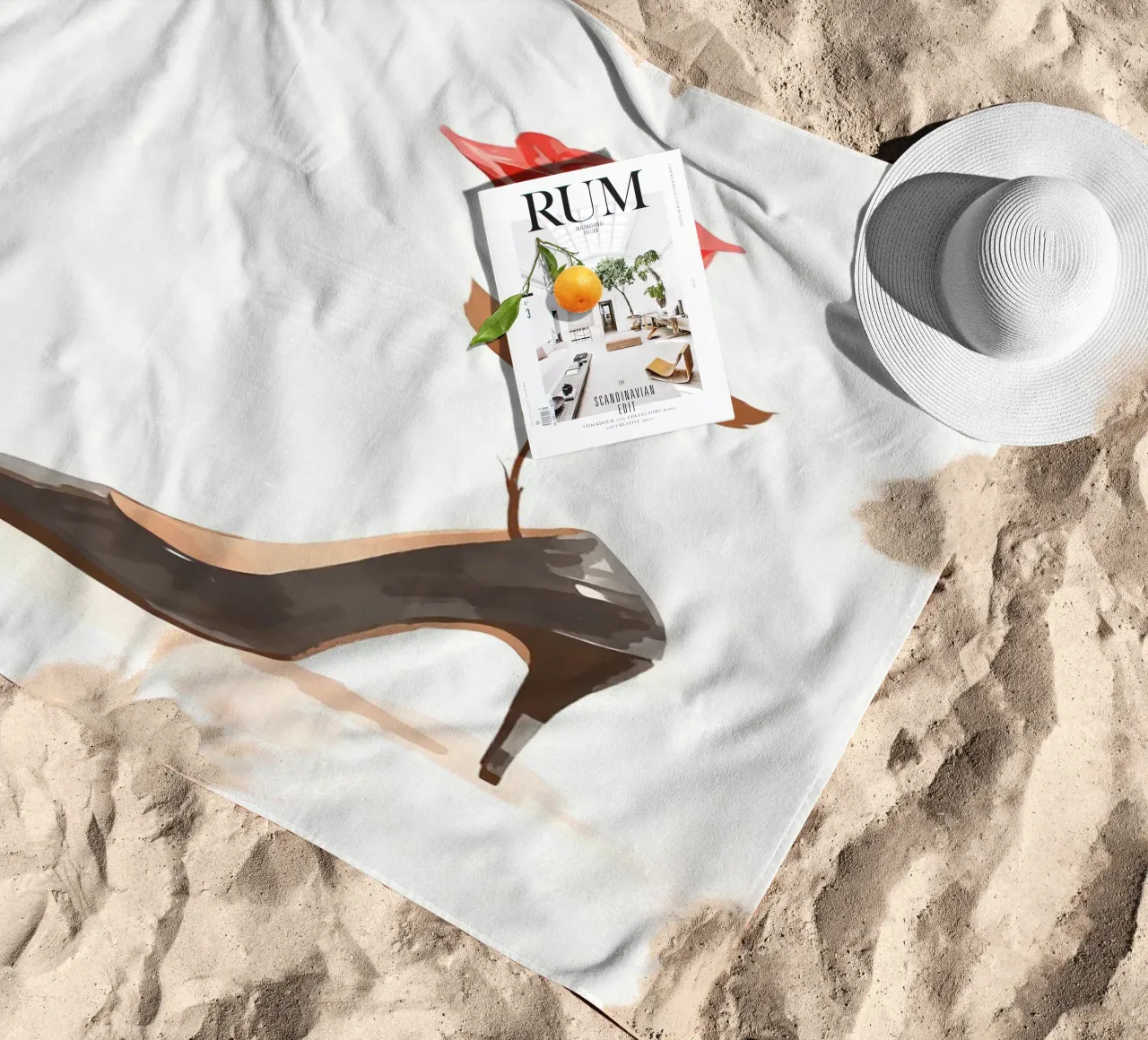 Rose & Sole telo mare da Bloom And Brush
