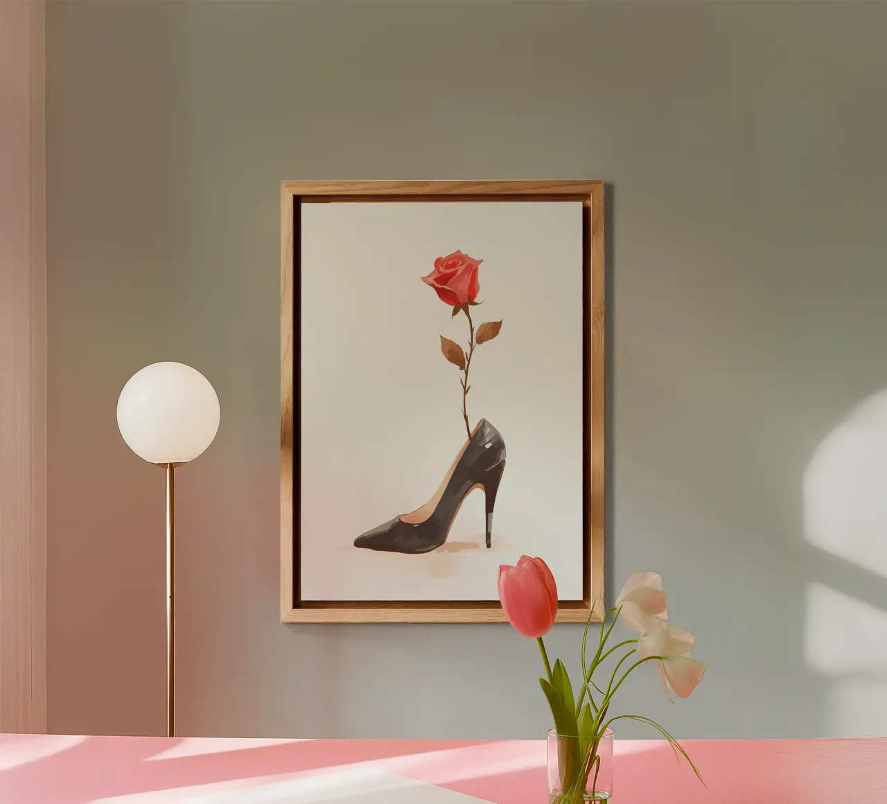 Rose & Sole alluminio dibond da Bloom And Brush