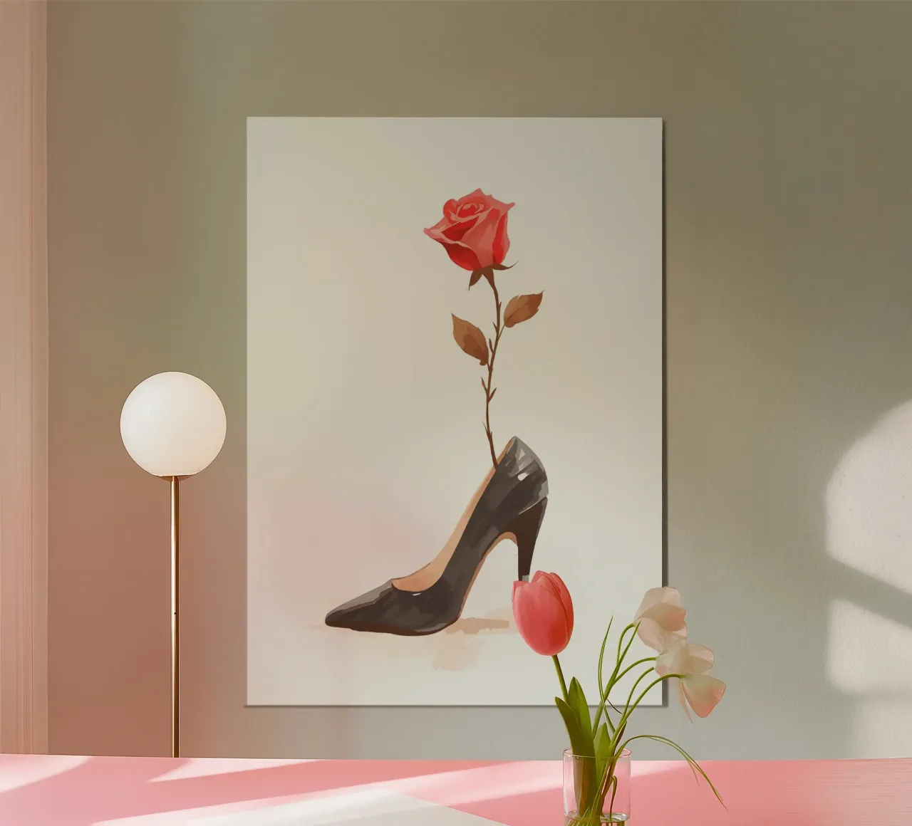 Rose & Sole alluminio dibond da Bloom And Brush