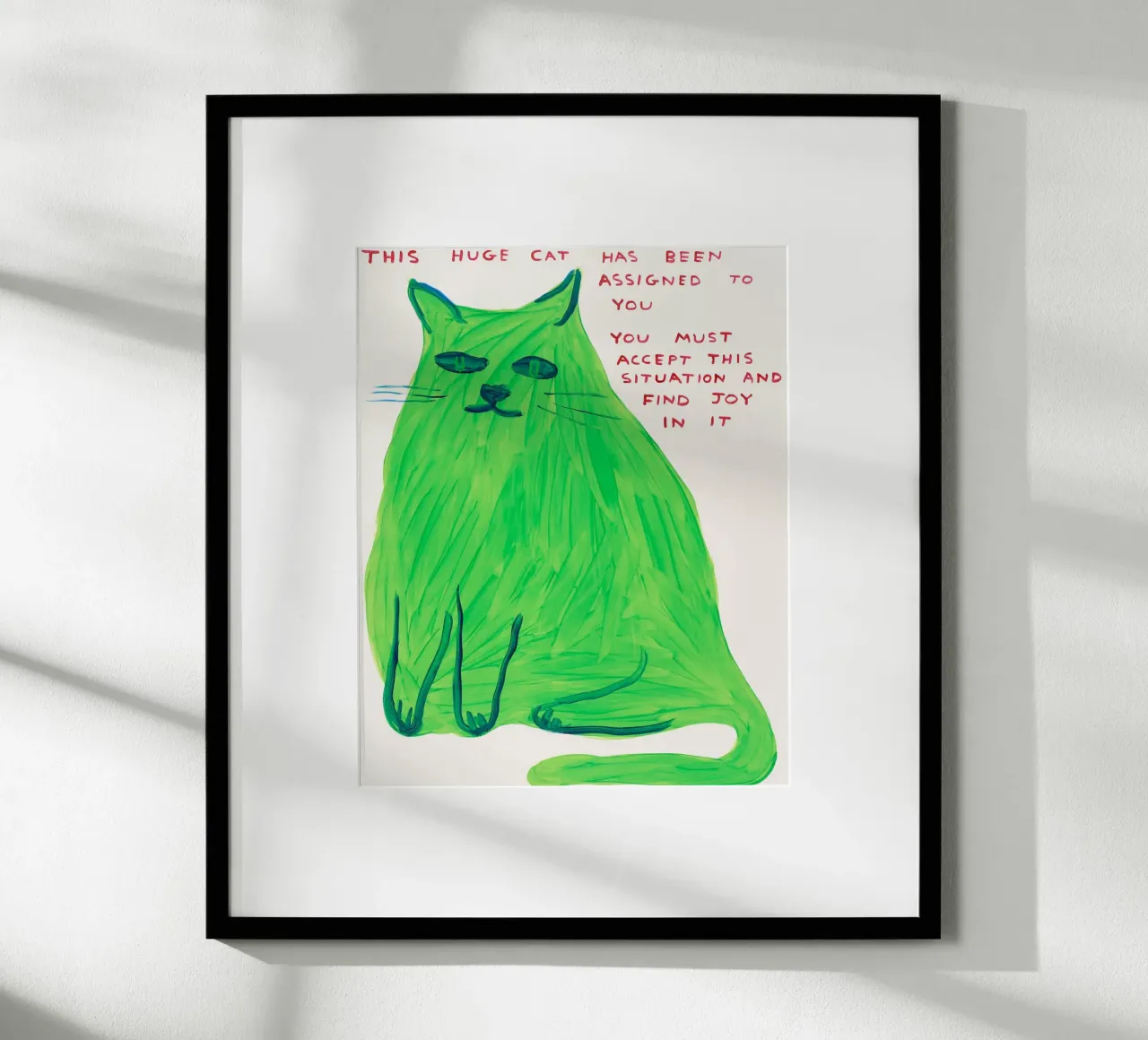 Questo enorme gatto carta hahnemühle da Sandra