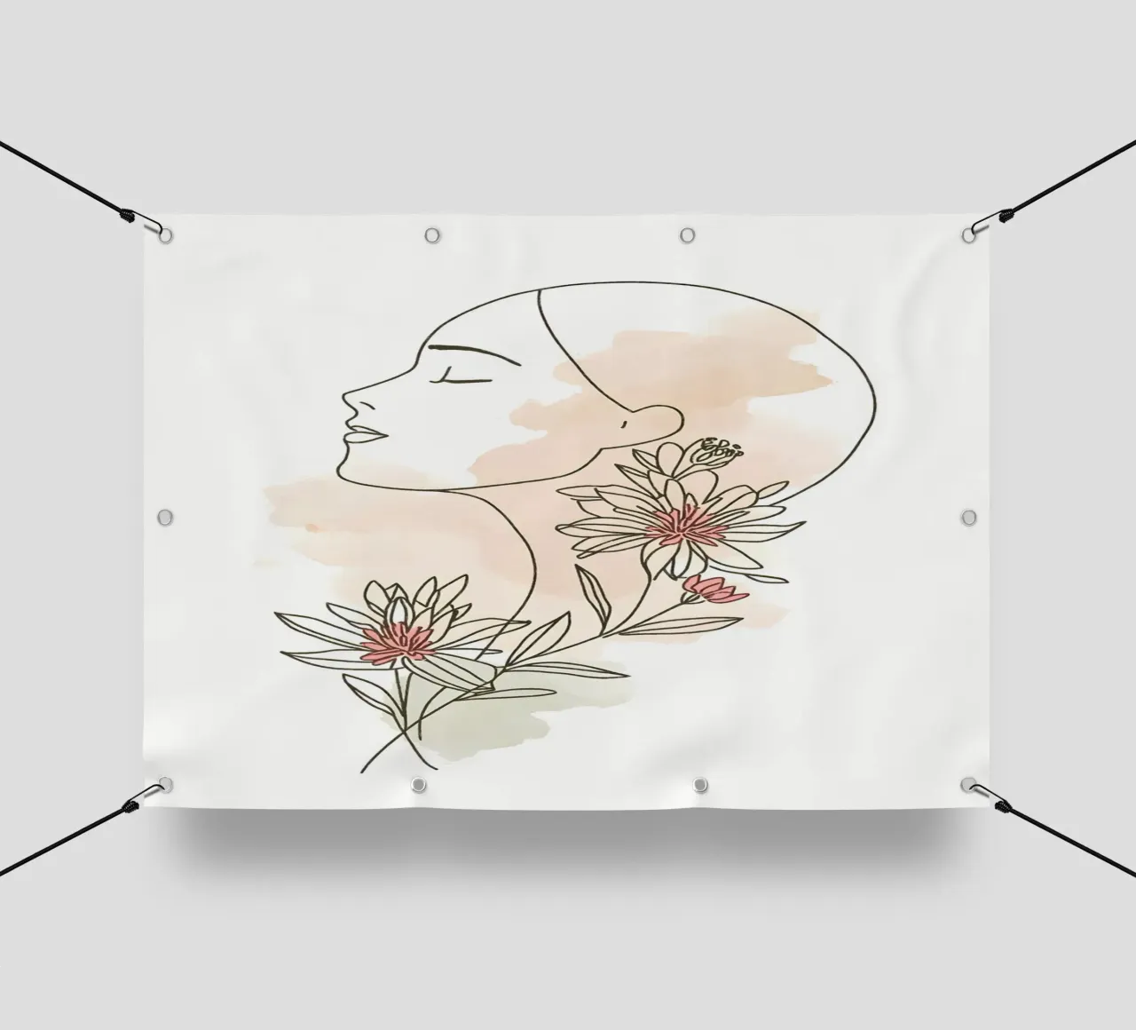 Bellezza botanica telo in pvc da Bloom And Brush