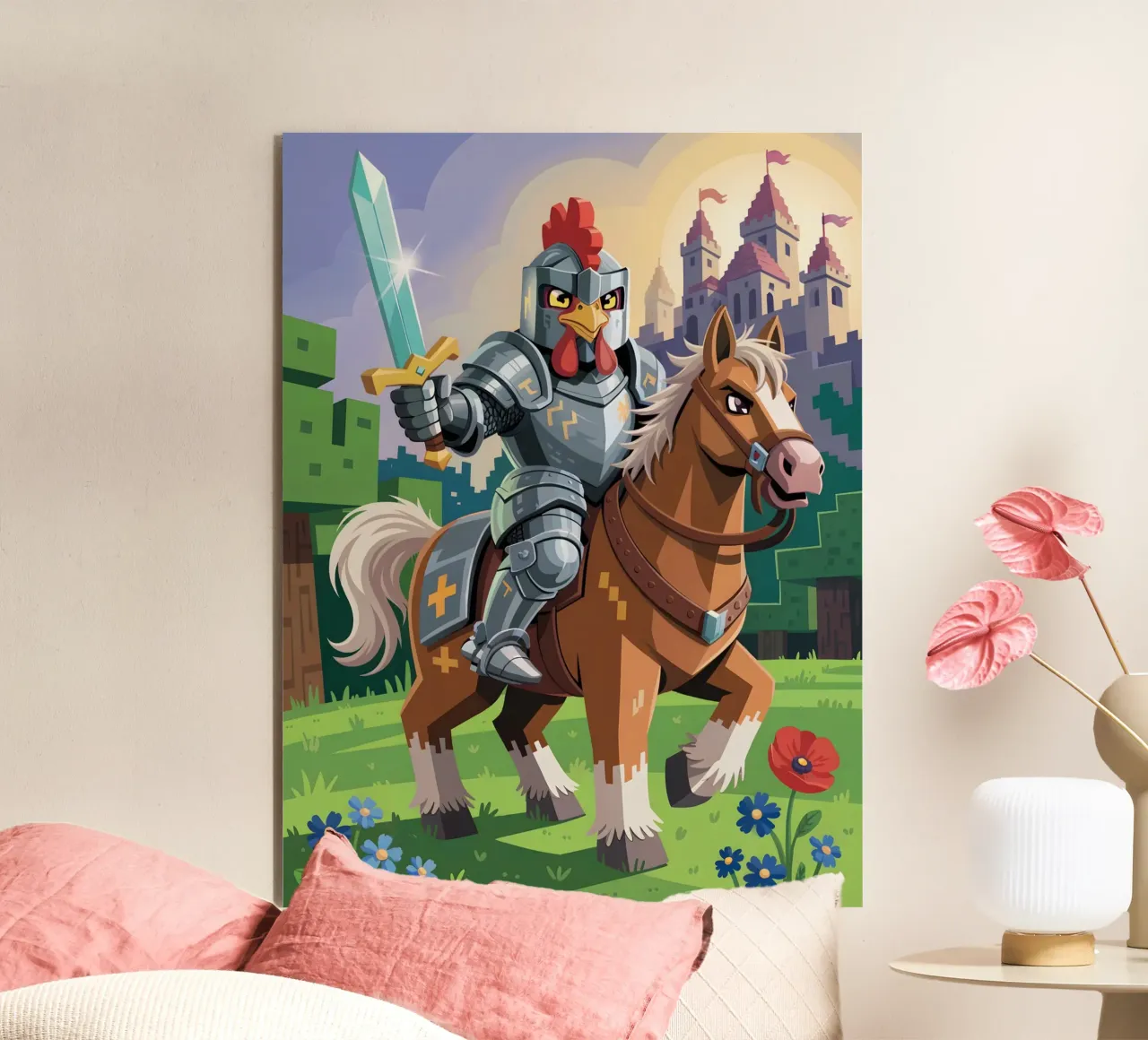 Minecraft alluminio dibond da Stellar Creative