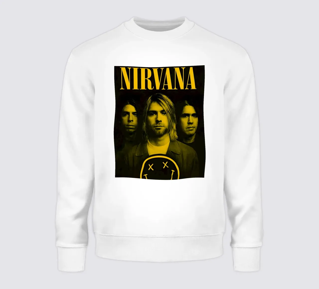 Giallo Nirvana felpa da vintage singer