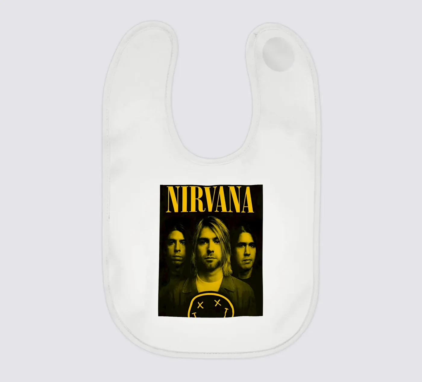 Giallo Nirvana bavaglino da vintage singer
