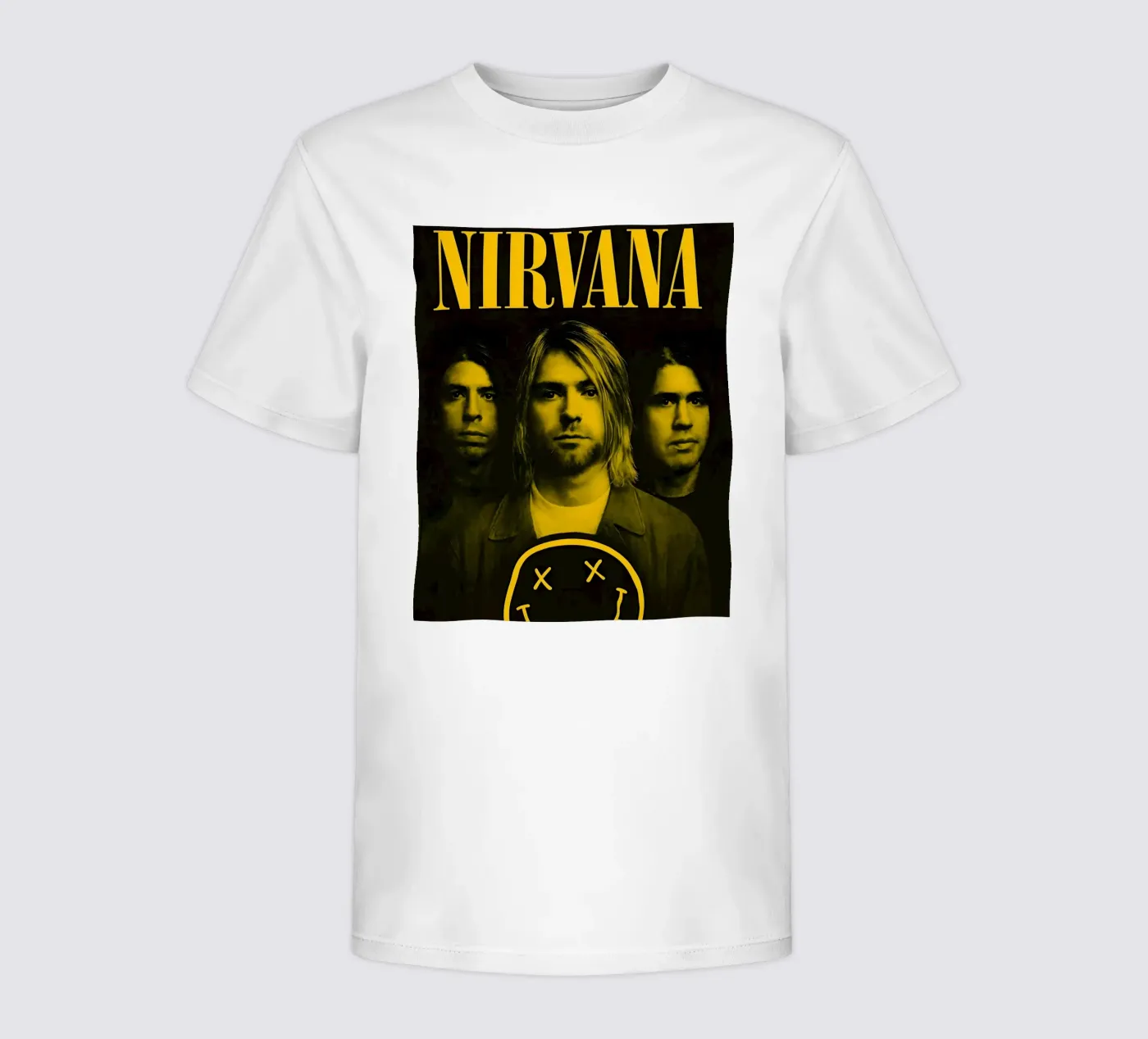 Nirvana Yellow t-shirt bambini da vintage singer