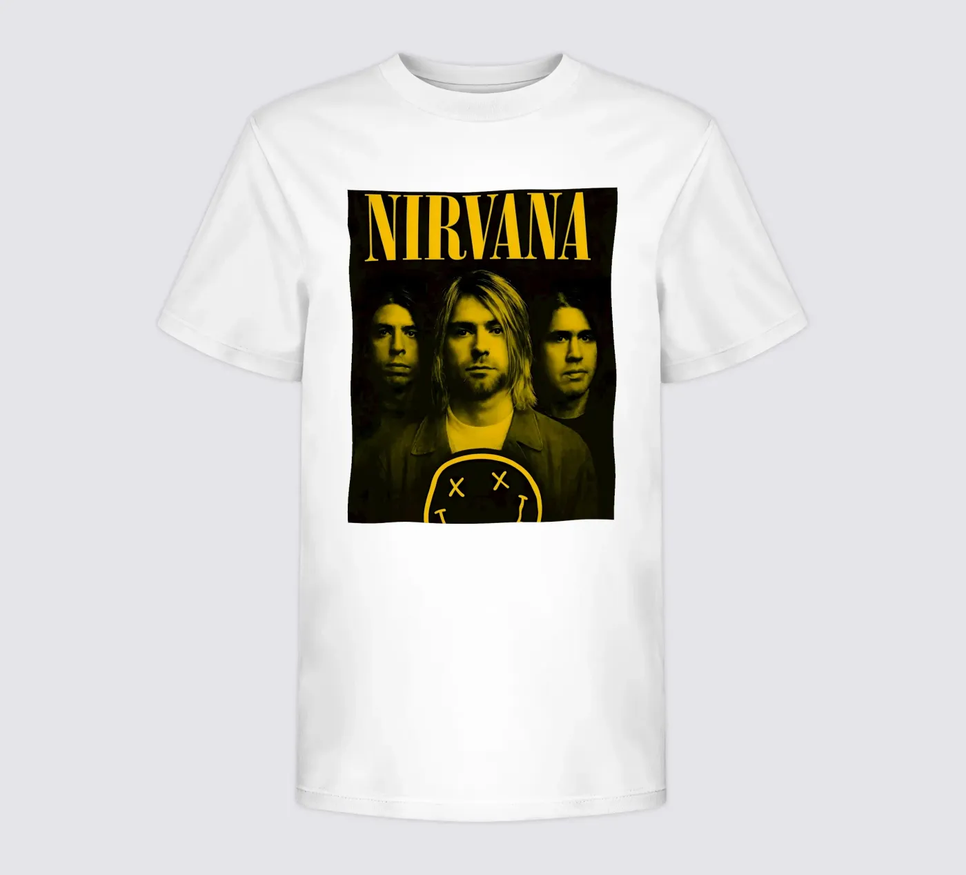 Nirvana Yellow t-shirt bambini da vintage singer