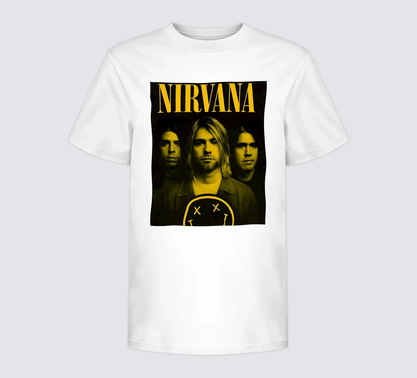 Nirvana Yellow t-shirt bambini da vintage singer