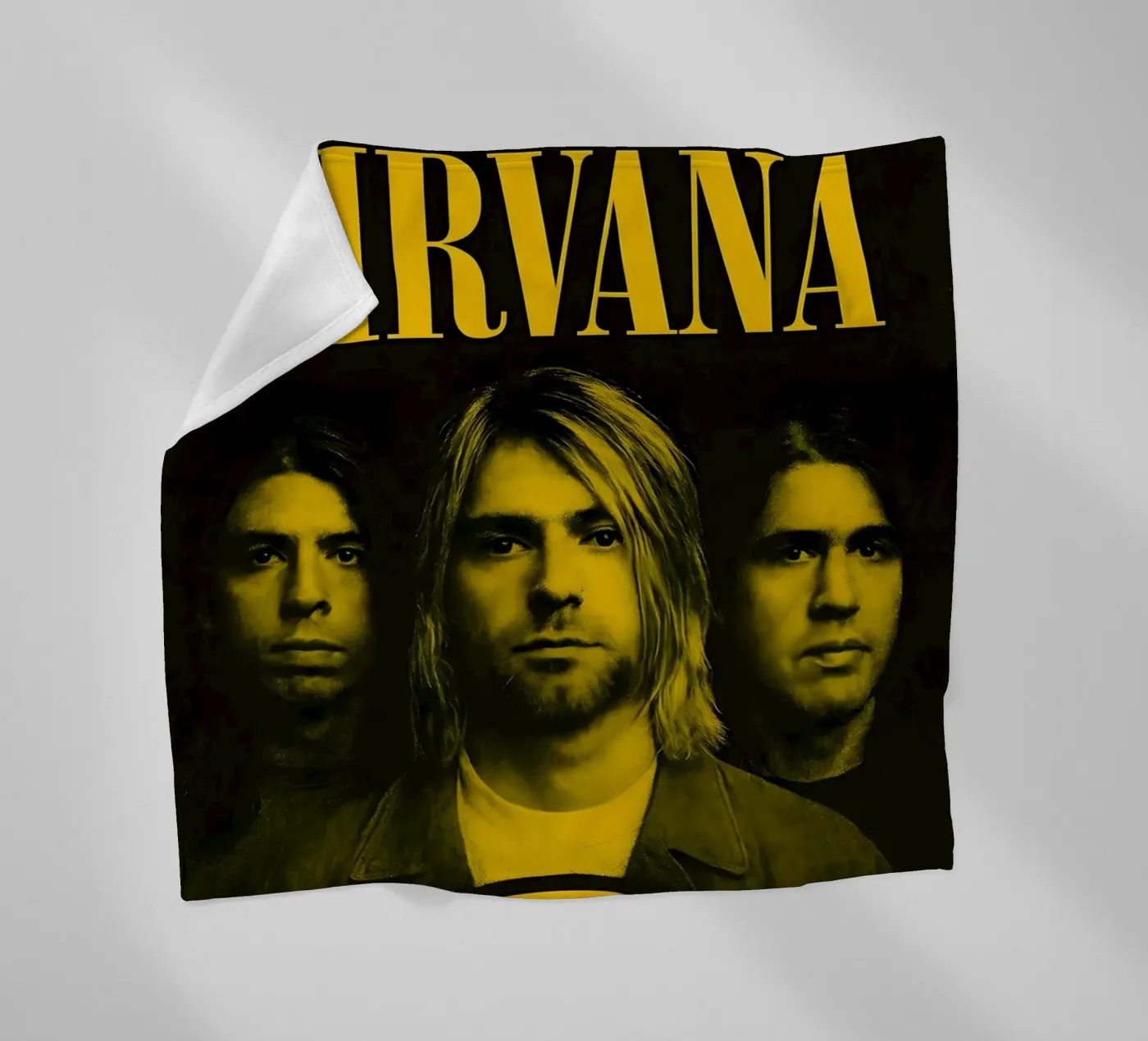 Nirvana Gelb Fleecedecke von vintage singer
