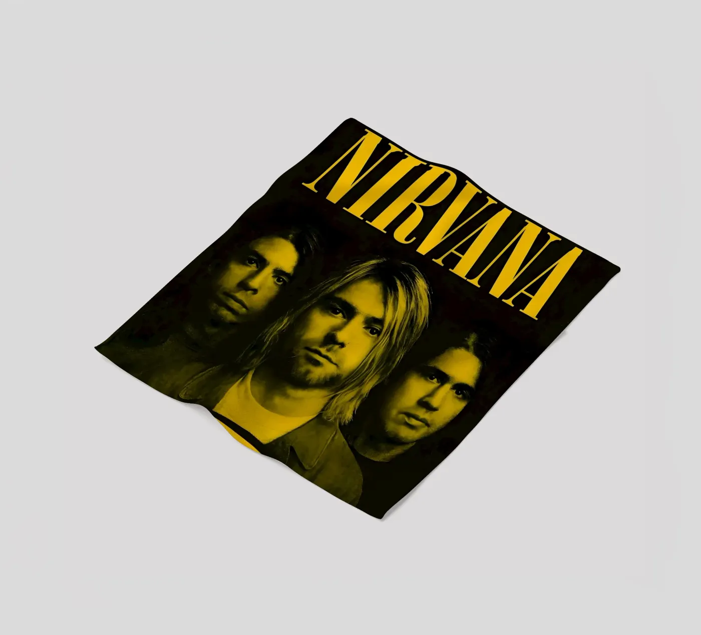 Nirvana Gelb Fleecedecke von vintage singer