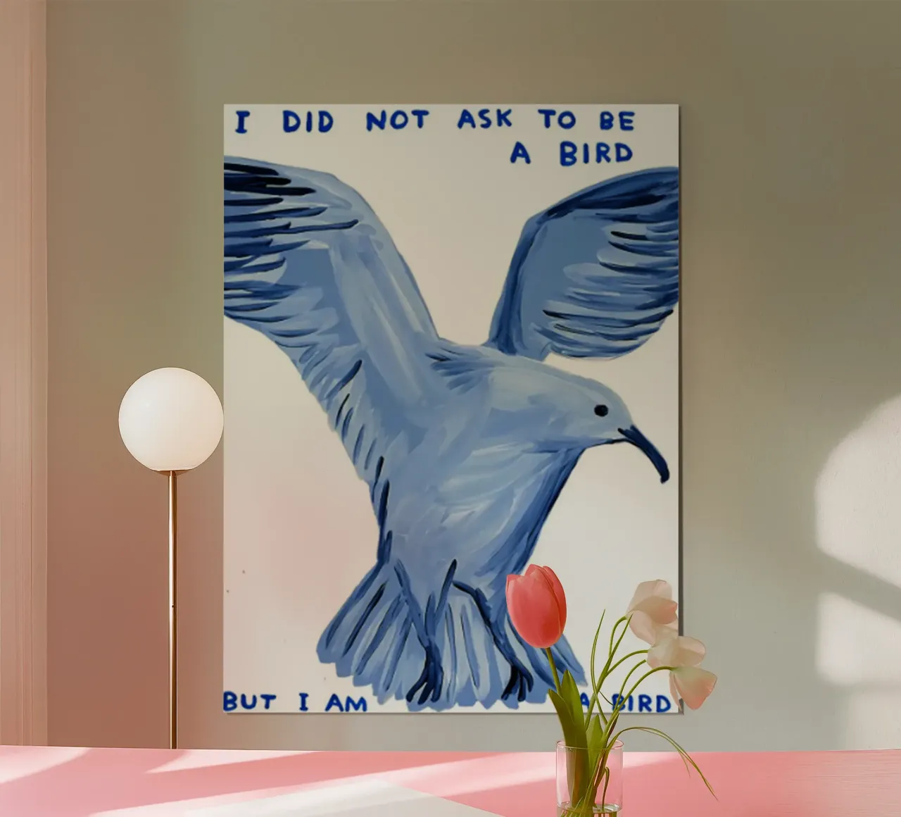 Non ho chiesto di essere un uccello carta hahnemühle da Sandra