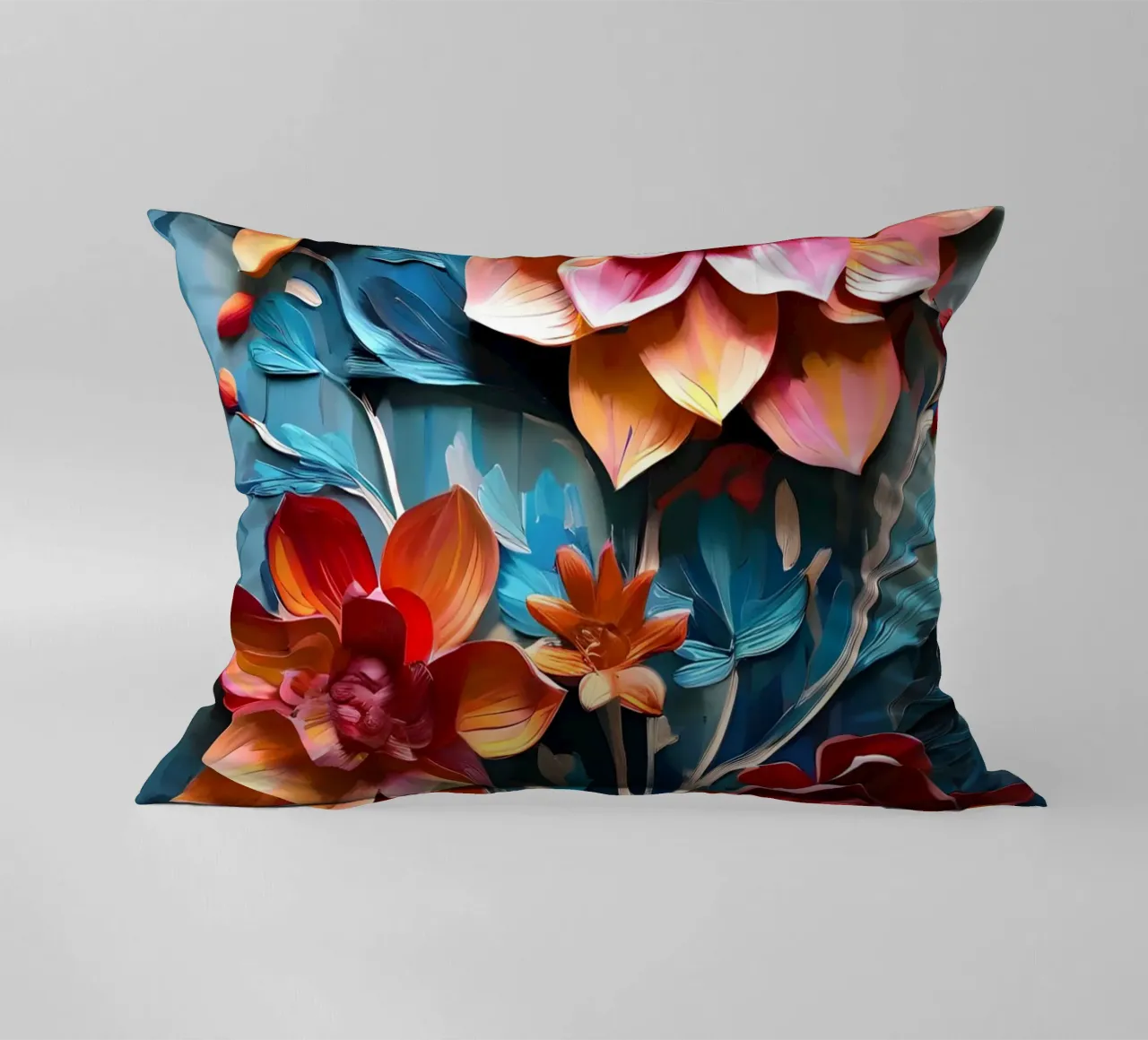 Arazzo floreale vibrante cuscino da Artistic-shop