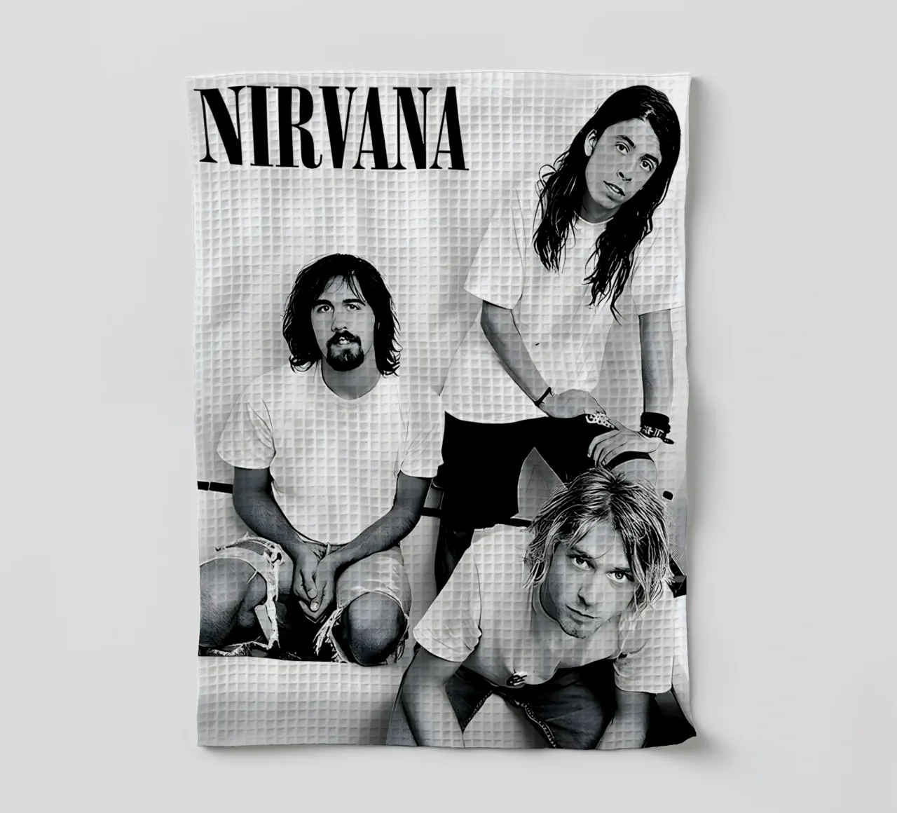 Groupe des États-Unis torchon de vintage singer