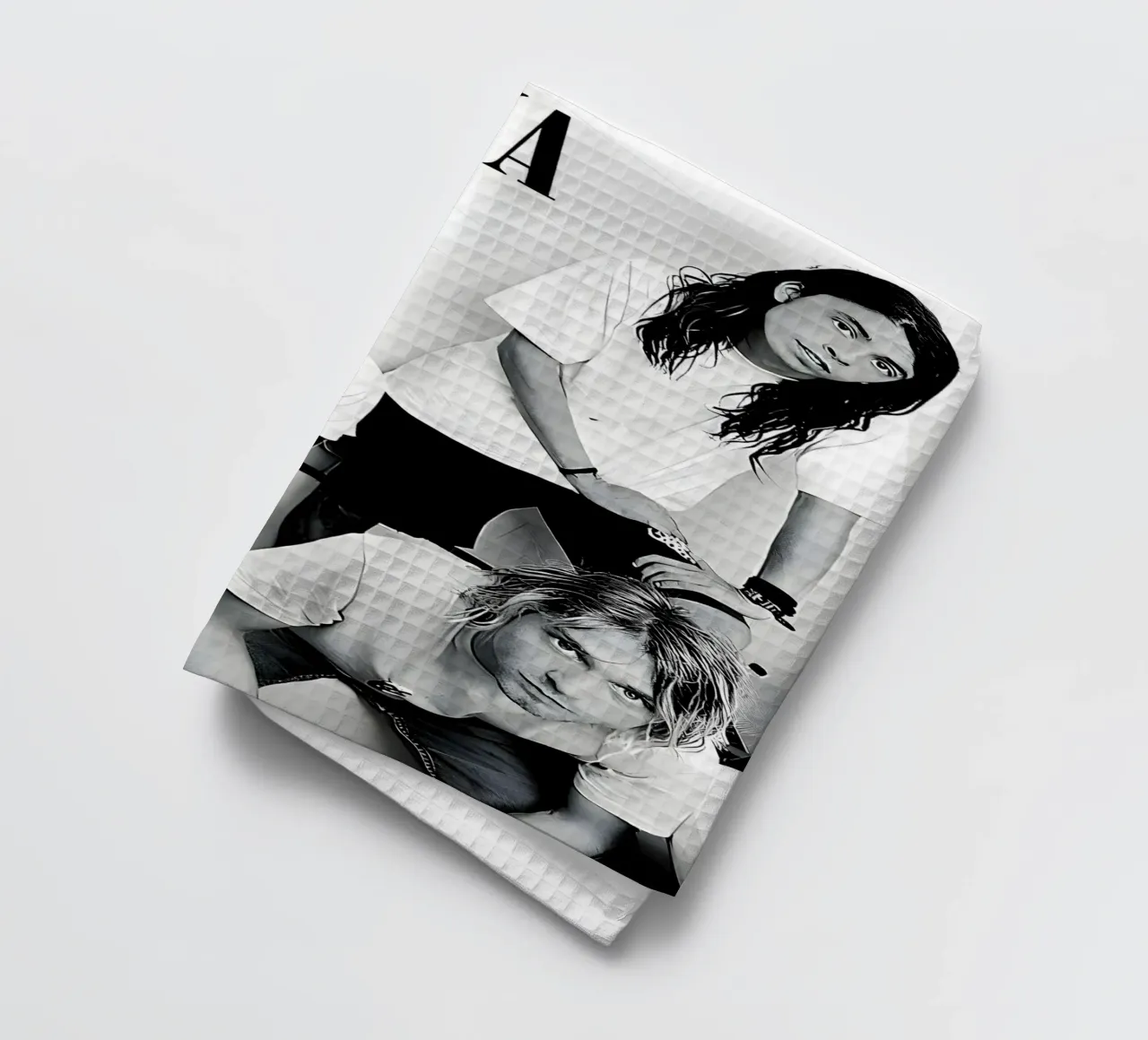 Groupe des États-Unis torchon de vintage singer